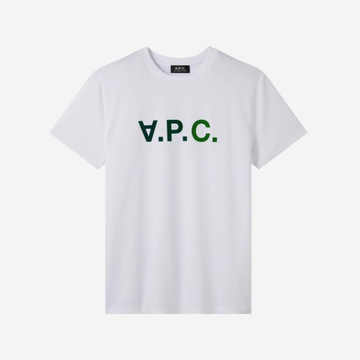 아페쎄 멀티컬러 VPC 티셔츠 화이트 그린