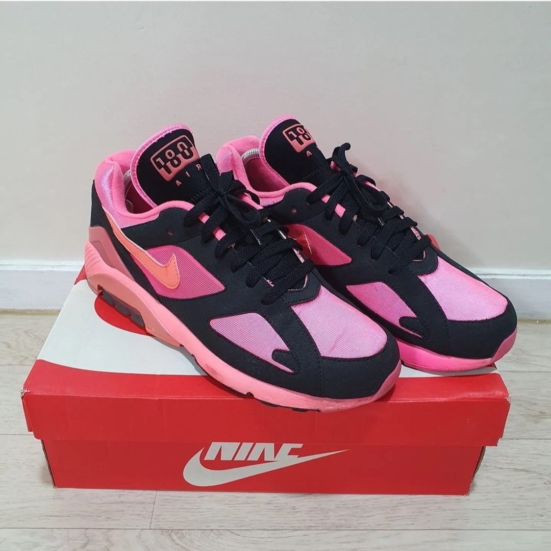 Nike x Comme des Garcons Homme Plus Air Max 180 Black 착용 스타일
