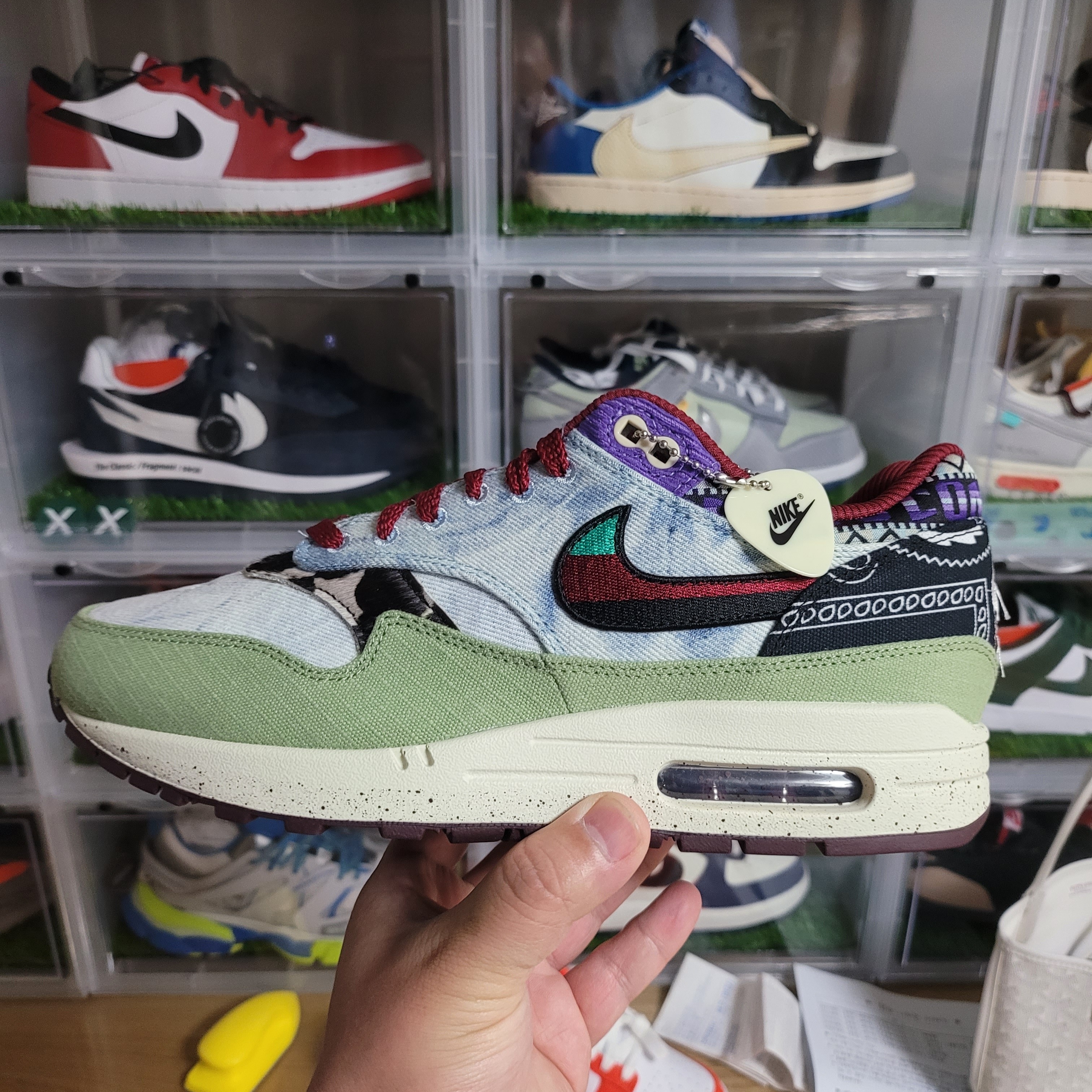 Nike x Concepts Air Max 1 SP Mellow, Nike x Union Dunk Low Passport Pack Pistachio 착용 스타일 - 2