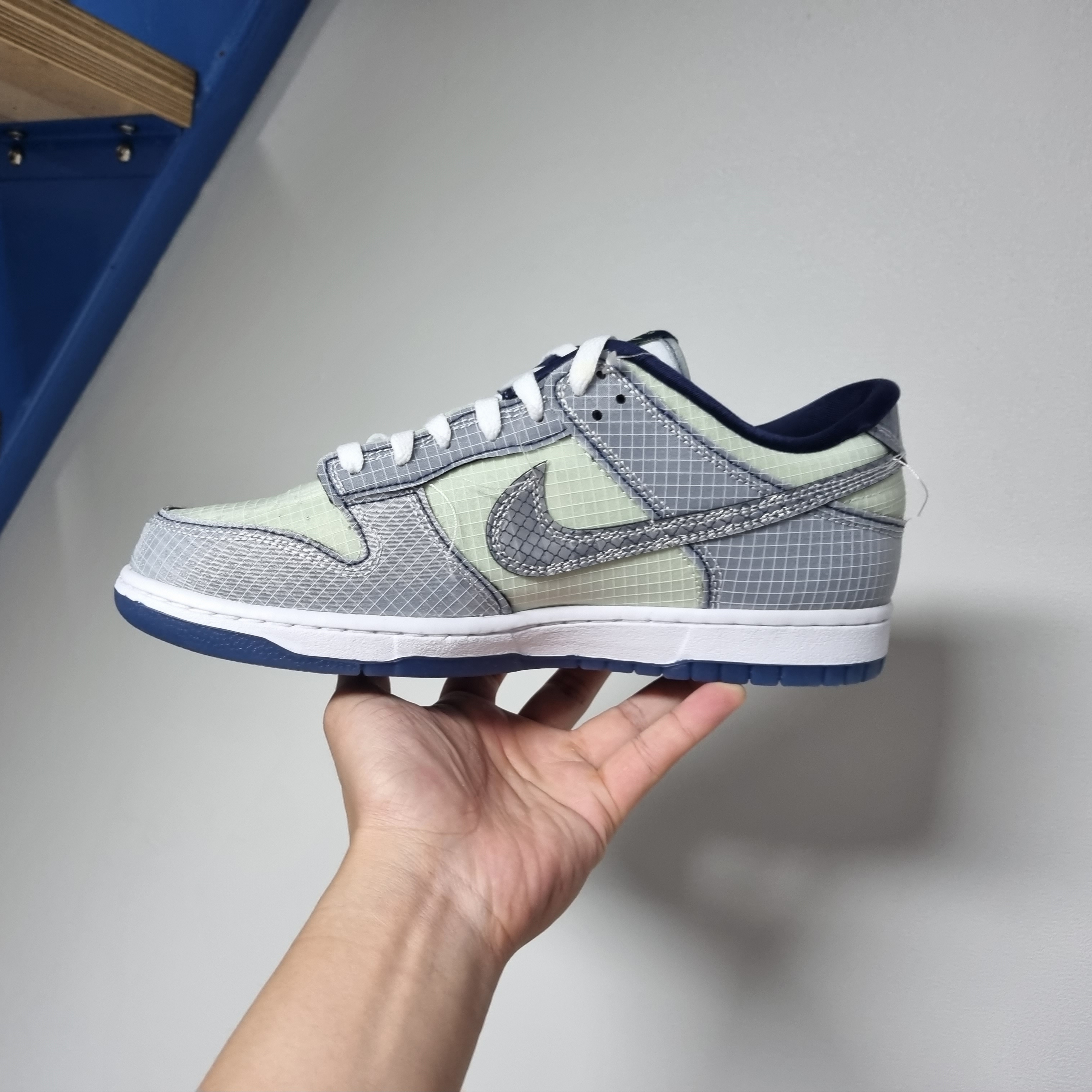 Nike x Union Dunk Low Passport Pack Pistachio 착용 스타일 - 3