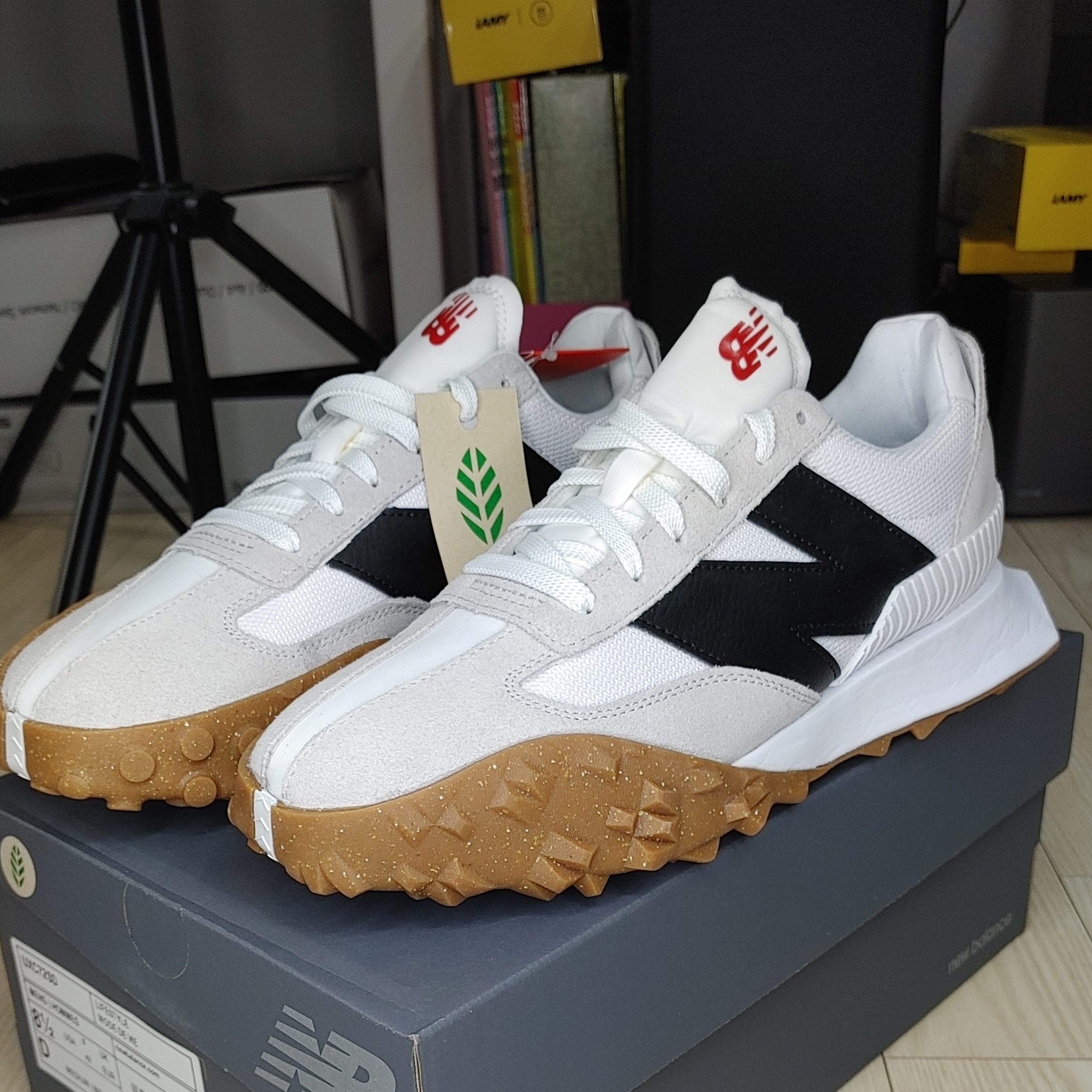 New Balance XC-72 White Black 착용 스타일 - 1
