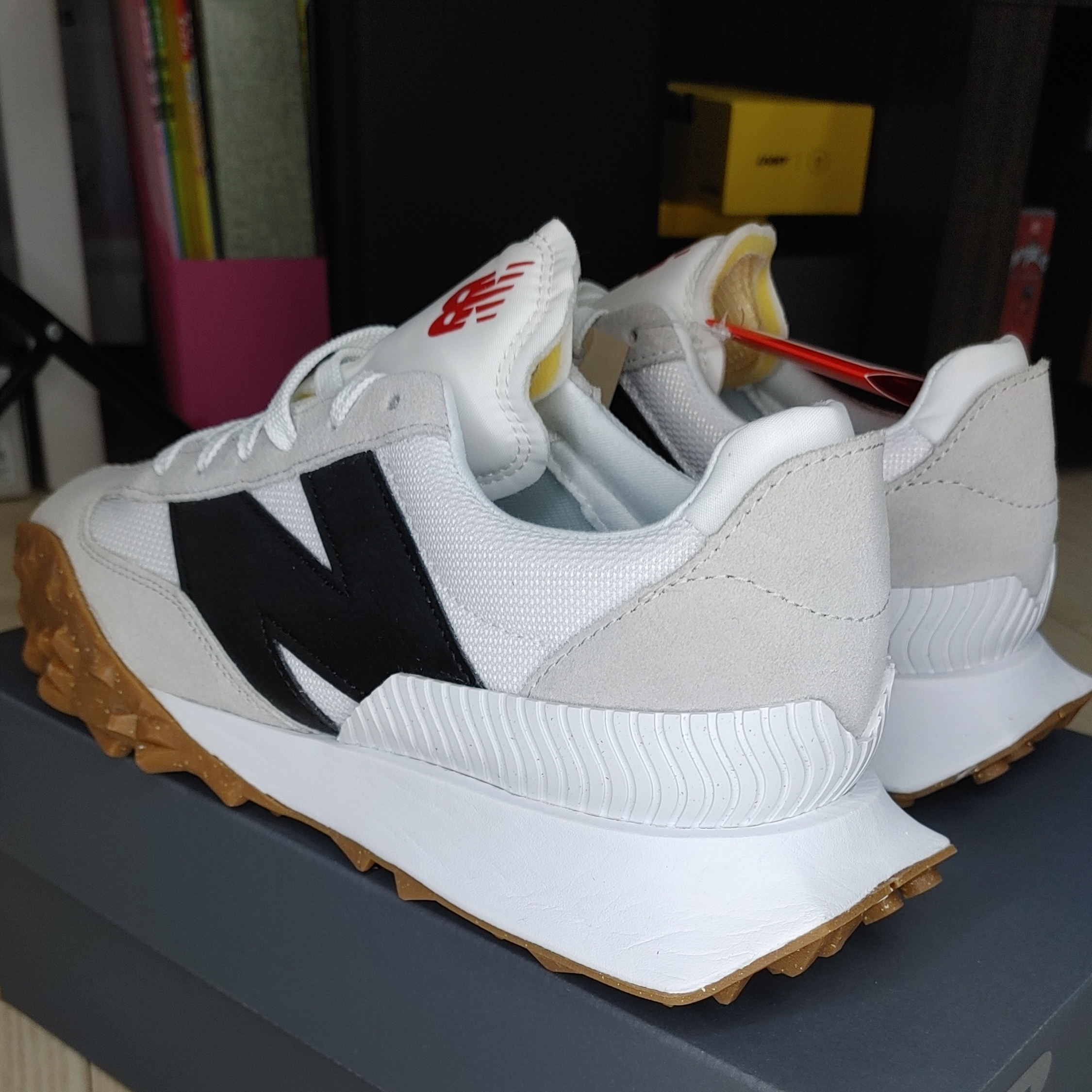 New Balance XC-72 White Black 착용 스타일 - 4