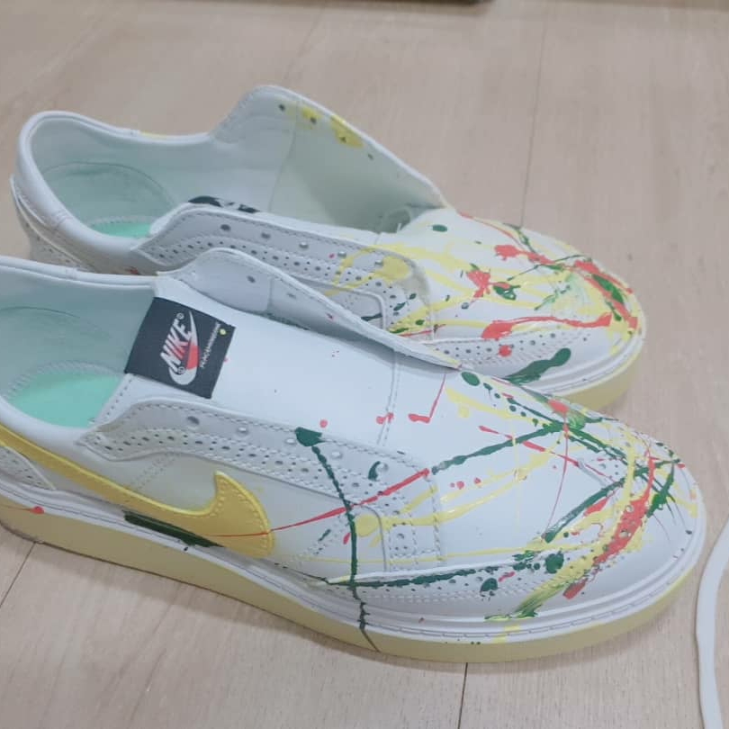 Nike x Peaceminusone Kwondo1 White 착용 스타일 - 4