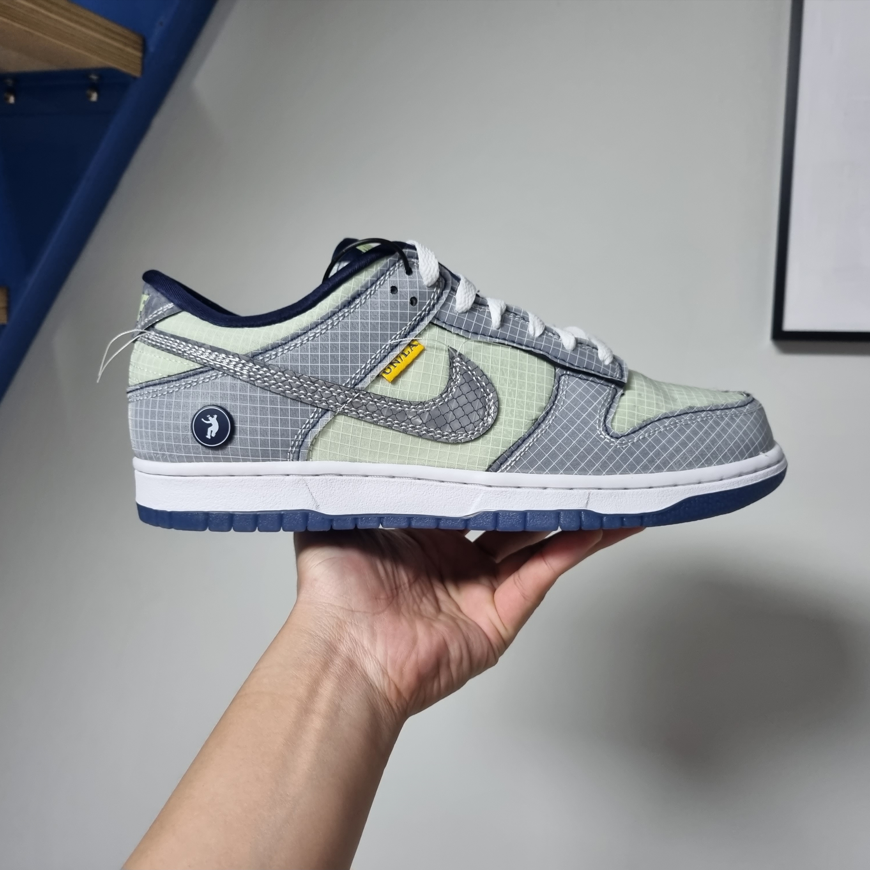 Nike x Union Dunk Low Passport Pack Pistachio 착용 스타일 - 1