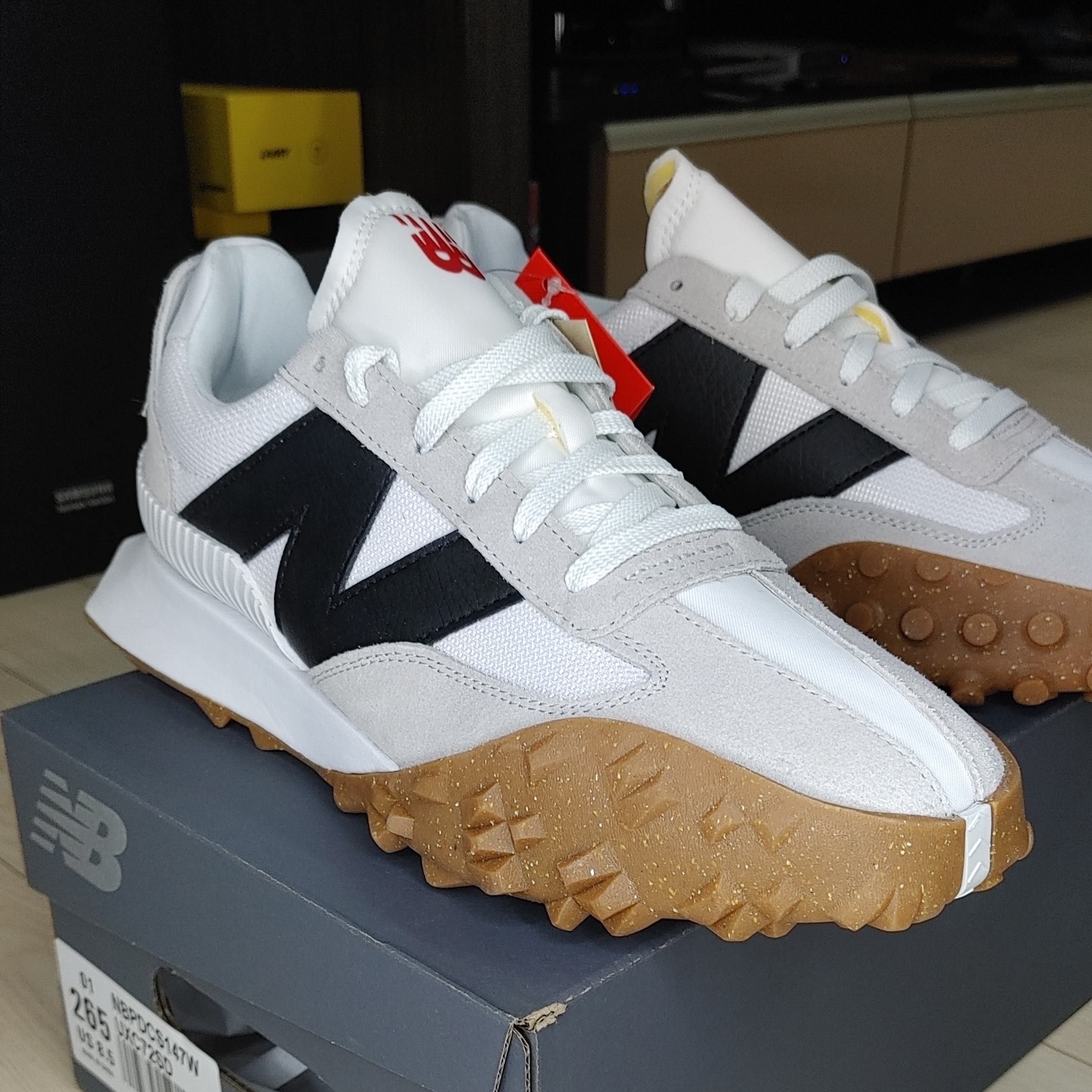 New Balance XC-72 White Black 착용 스타일 - 2