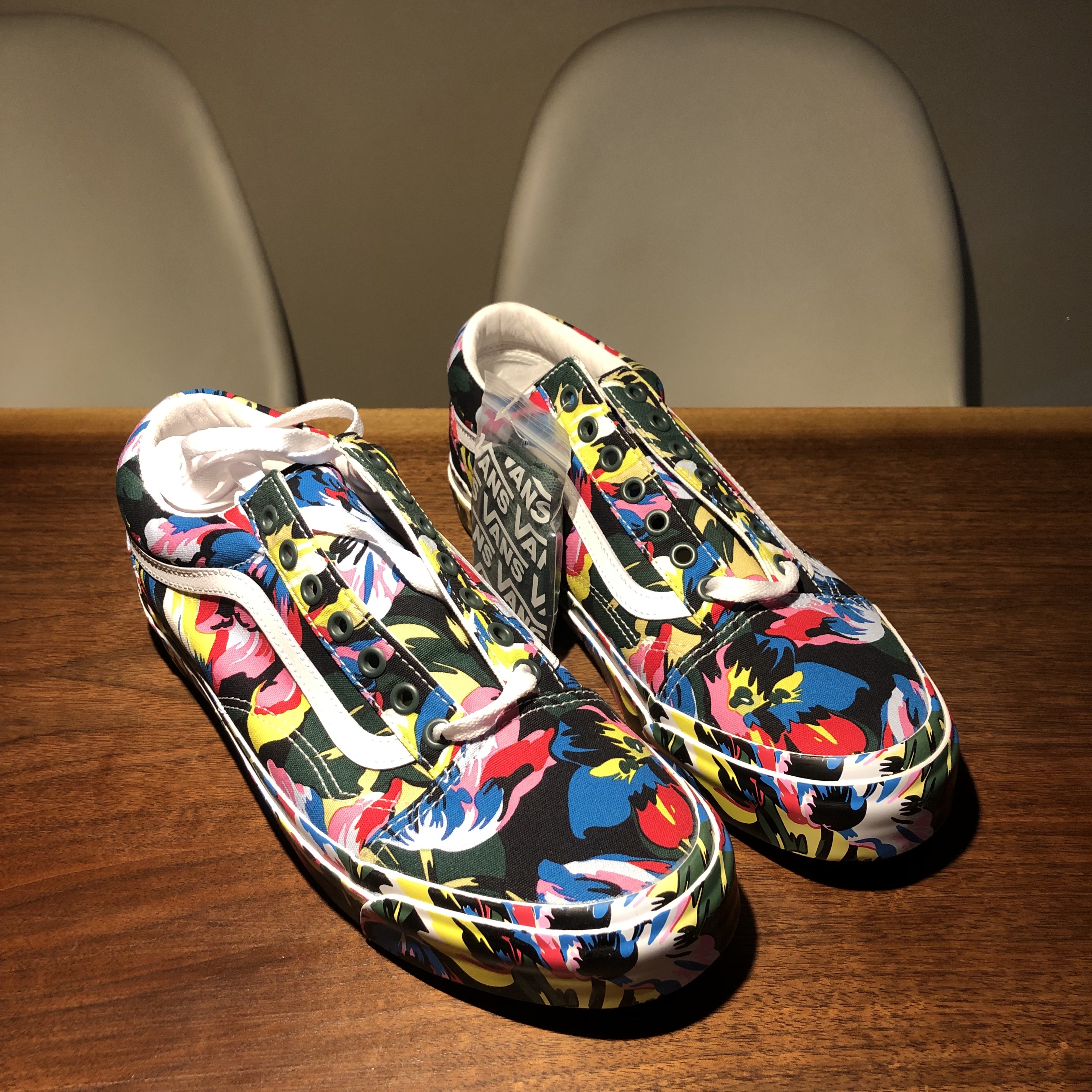 Vans Vault x Kenzo OG Old Skool LX Floral Green 착용 스타일