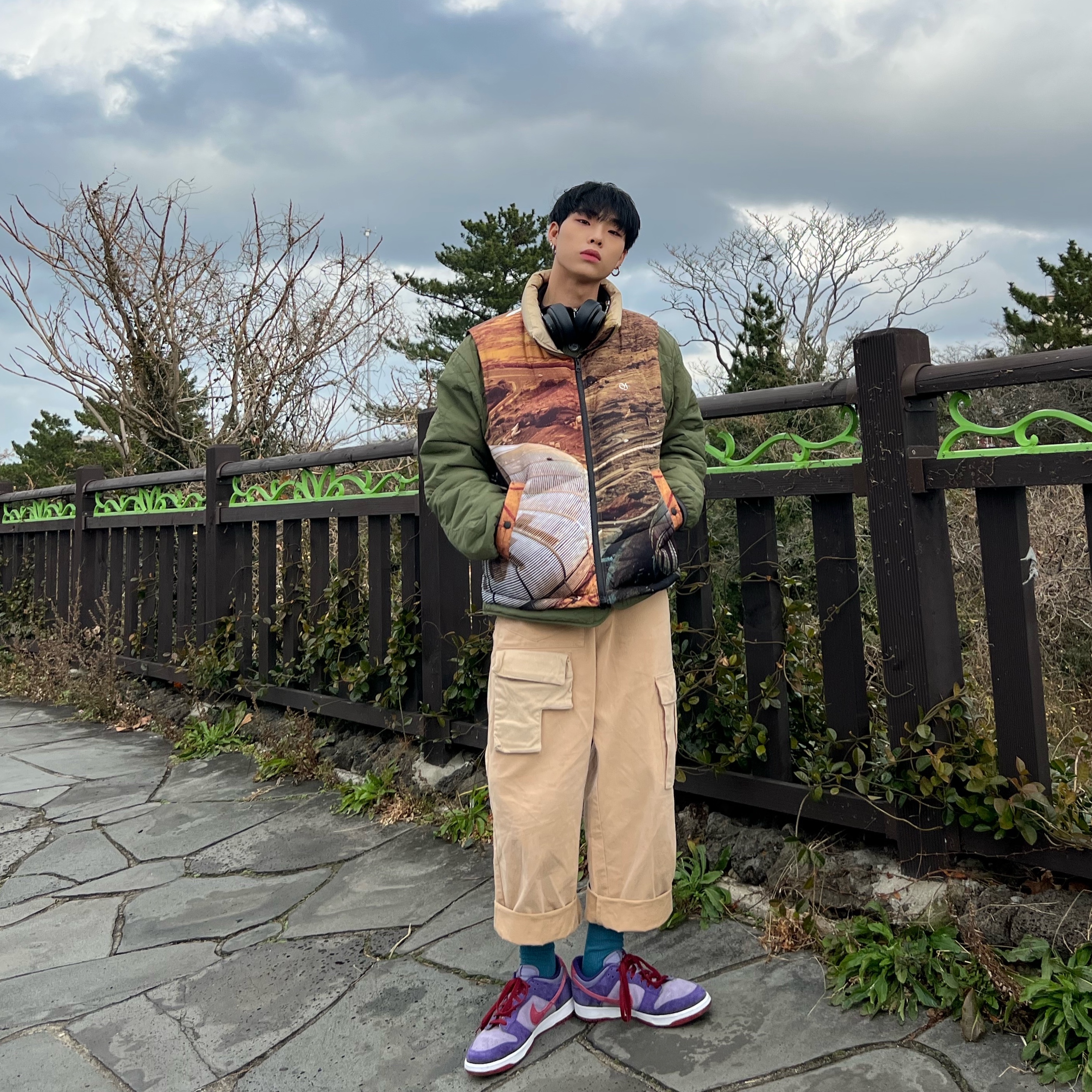 Nike Dunk Low SP Plum 2020 착용 스타일 - 1