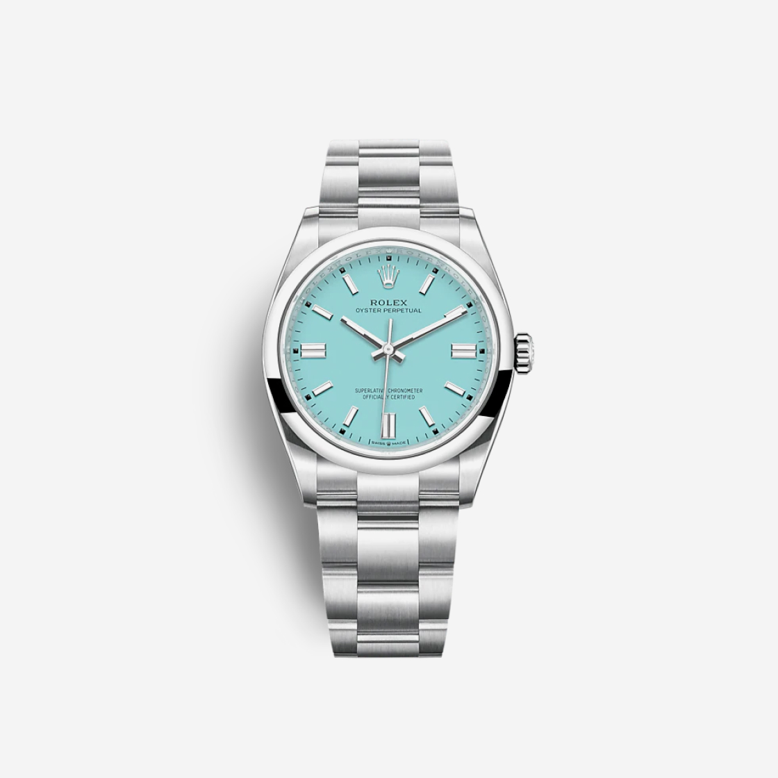 롤렉스 오이스터 퍼페츄얼 36 터콰이즈 블루 126000 | Rolex | KREAM Rolex Oyster Perpetual 36 Turquoise Blue 126000
