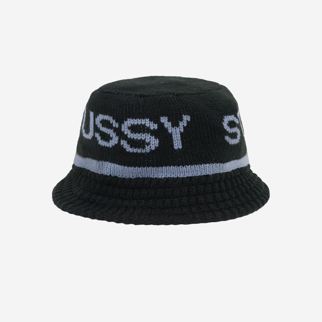 스투시 자카드 니트 버킷햇 블랙 | Stussy | KREAM