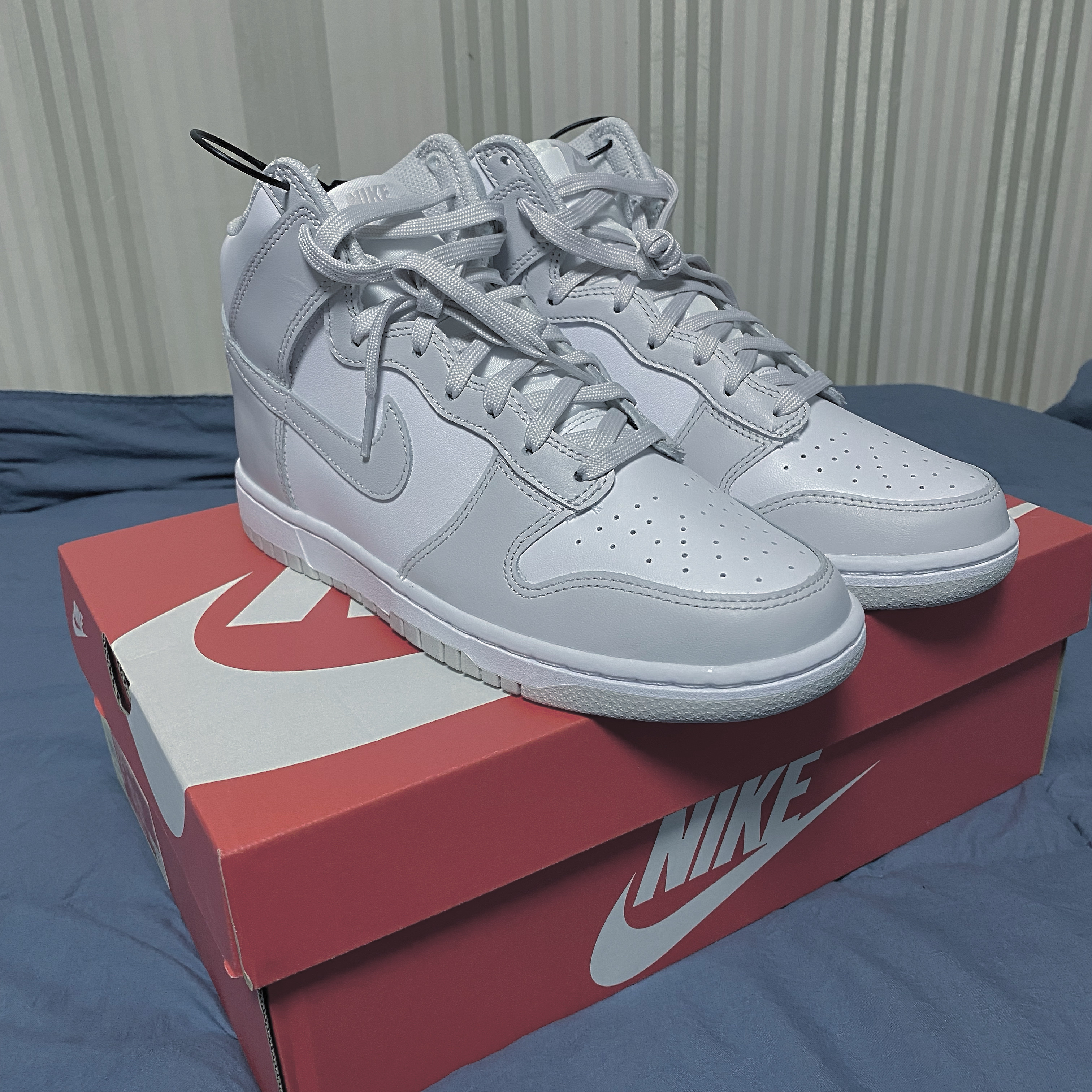 Nike Dunk High Retro Vast Grey 착용 스타일