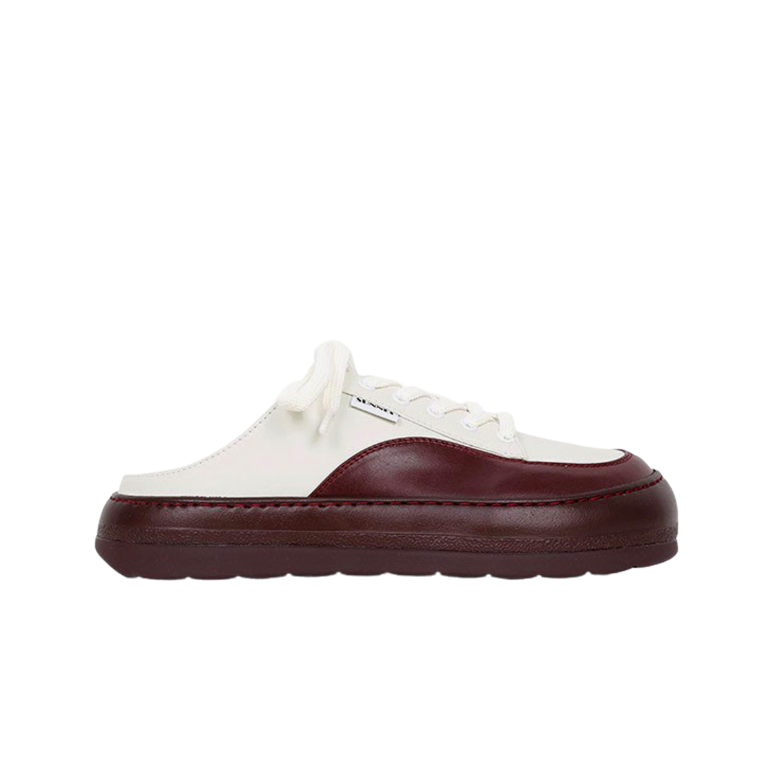 써네이 드리미 사보 오프 화이트 보르도(Sunnei Dreamy Sabot Off White Bordeaux)