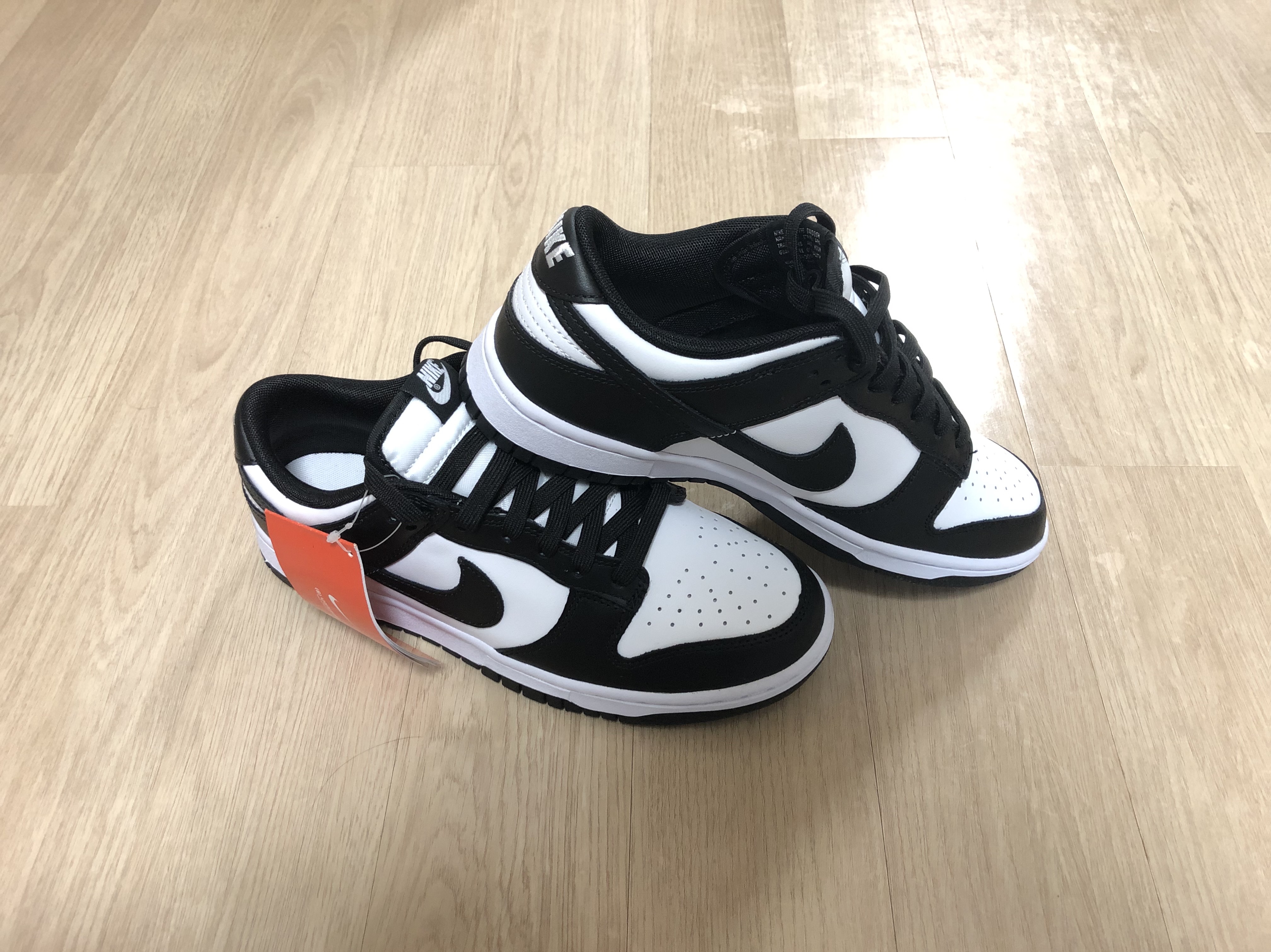 Nike Dunk Low Retro Black, (W) Nike Dunk Low Black 착용 스타일 - 3