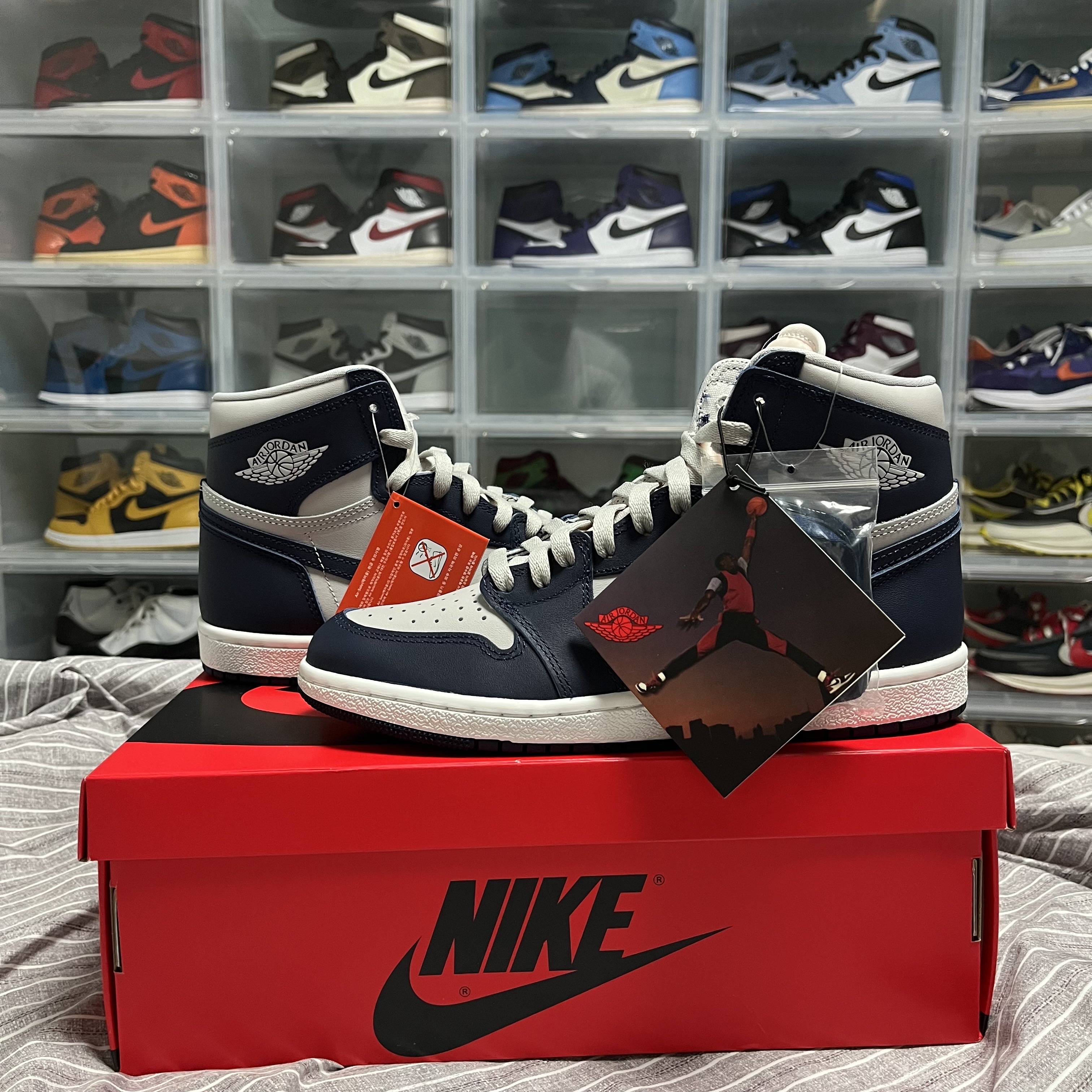 Jordan 1 High 85 College Navy 착용 스타일 - 3