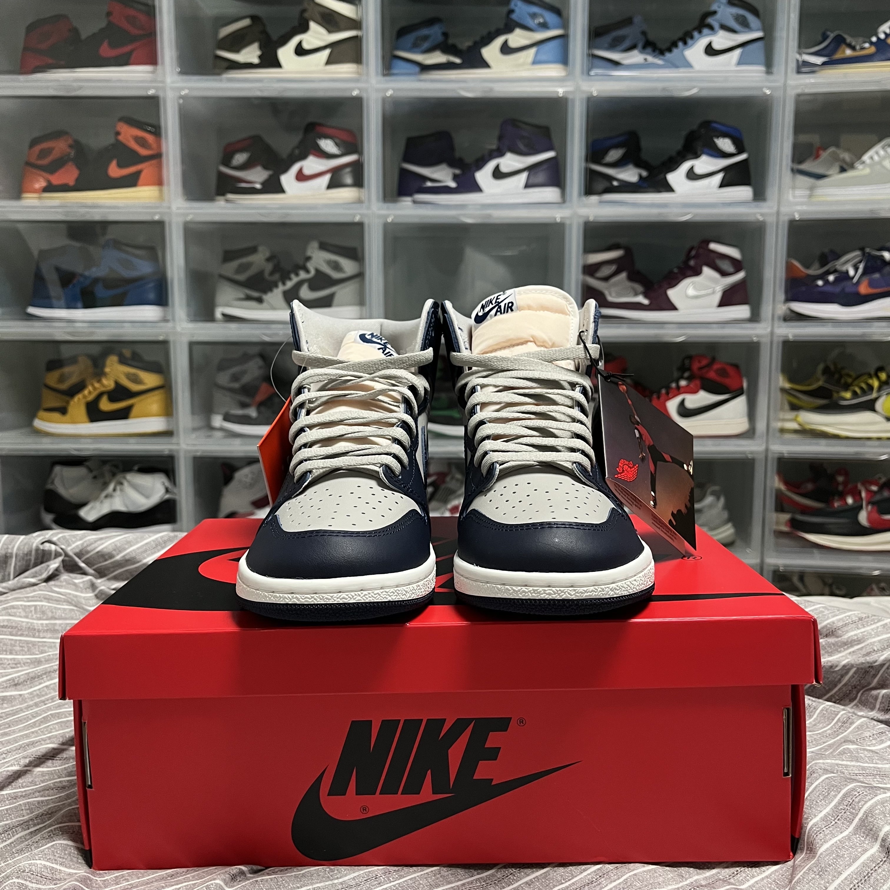 Jordan 1 High 85 College Navy 착용 스타일 - 2