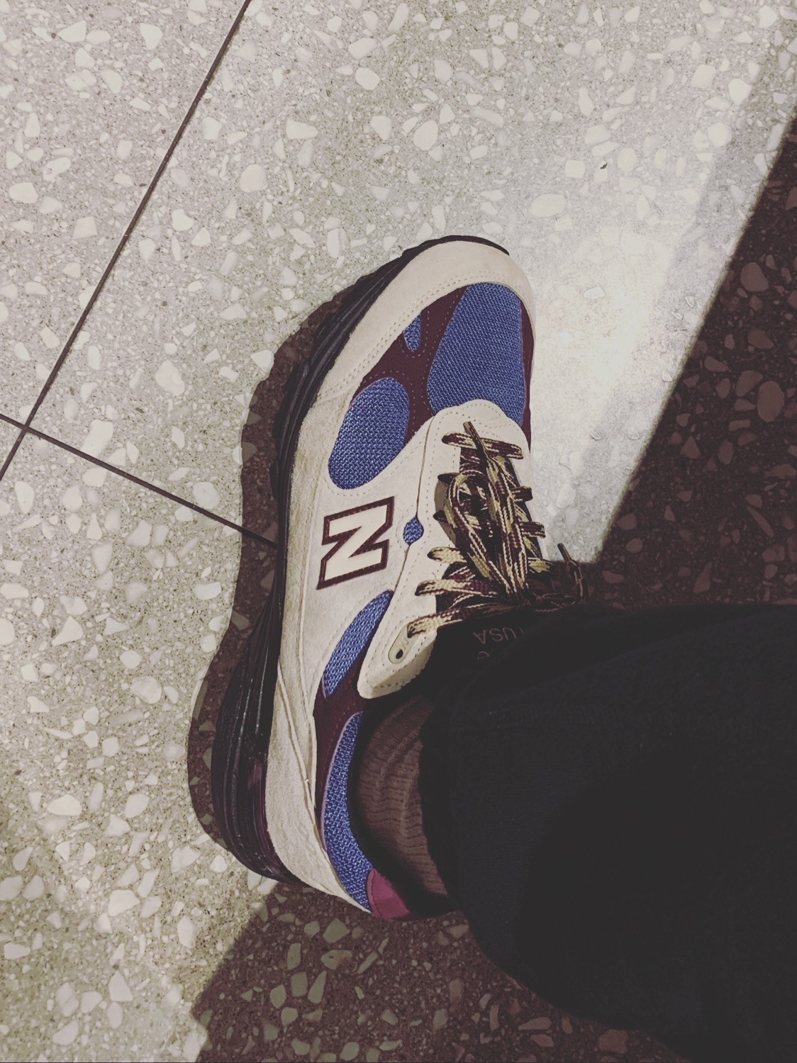 New Balance x Aime Leon Dore 993 Made in USA Taupe 착용 스타일 - 2