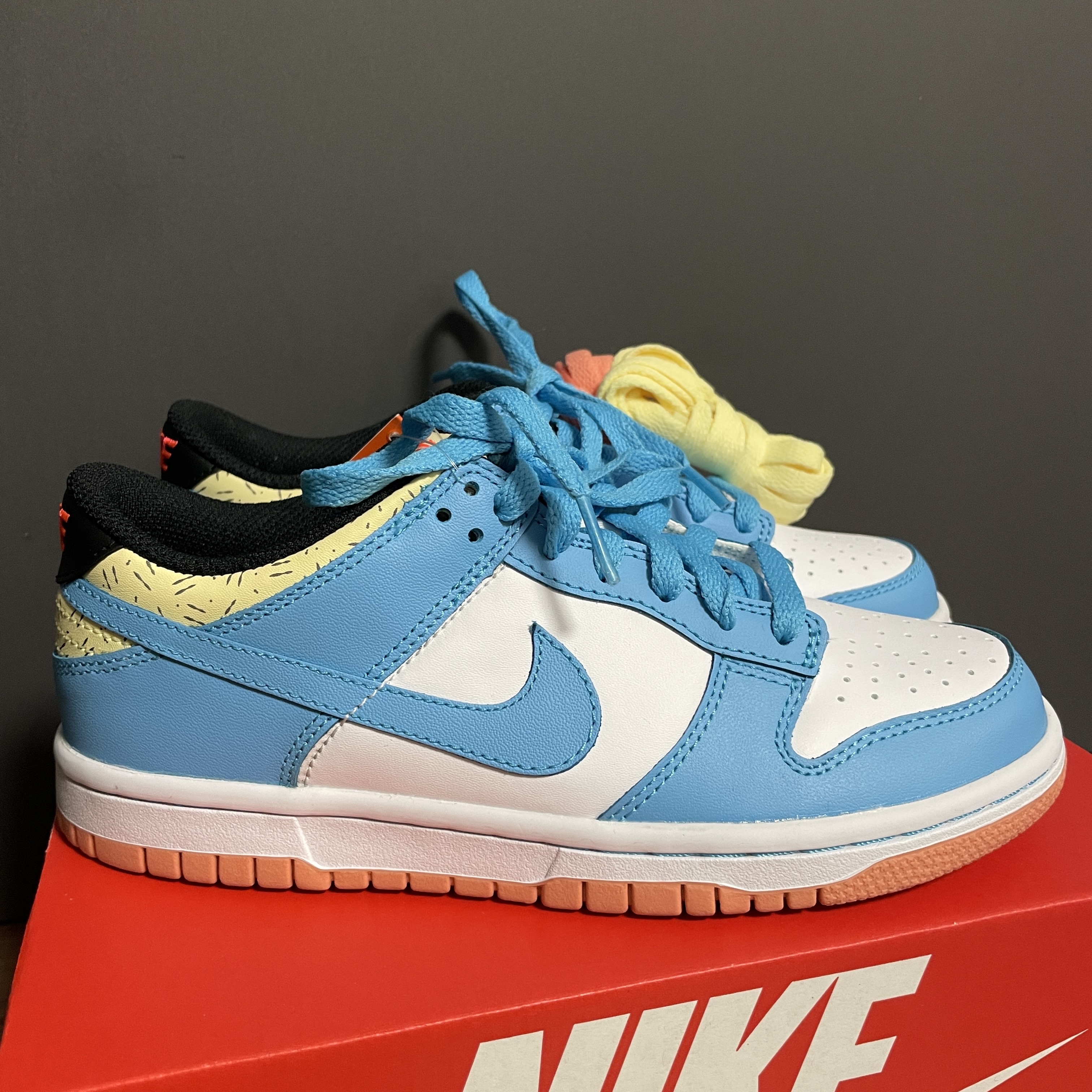 (GS) Nike x Kyrie Dunk Low SE Baltic Blue 착용 스타일