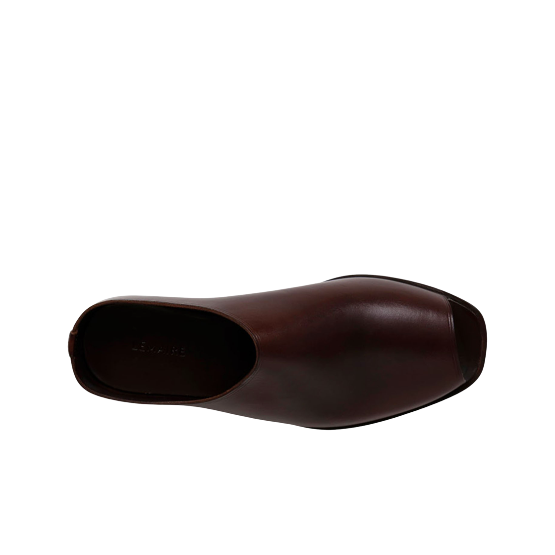 르메르 플랫 뮬 베지터블 탠 레더 미드나잇 브라운(Lemaire Flat Mules Vegetable Tanned Leather Midnight Brown) - 2