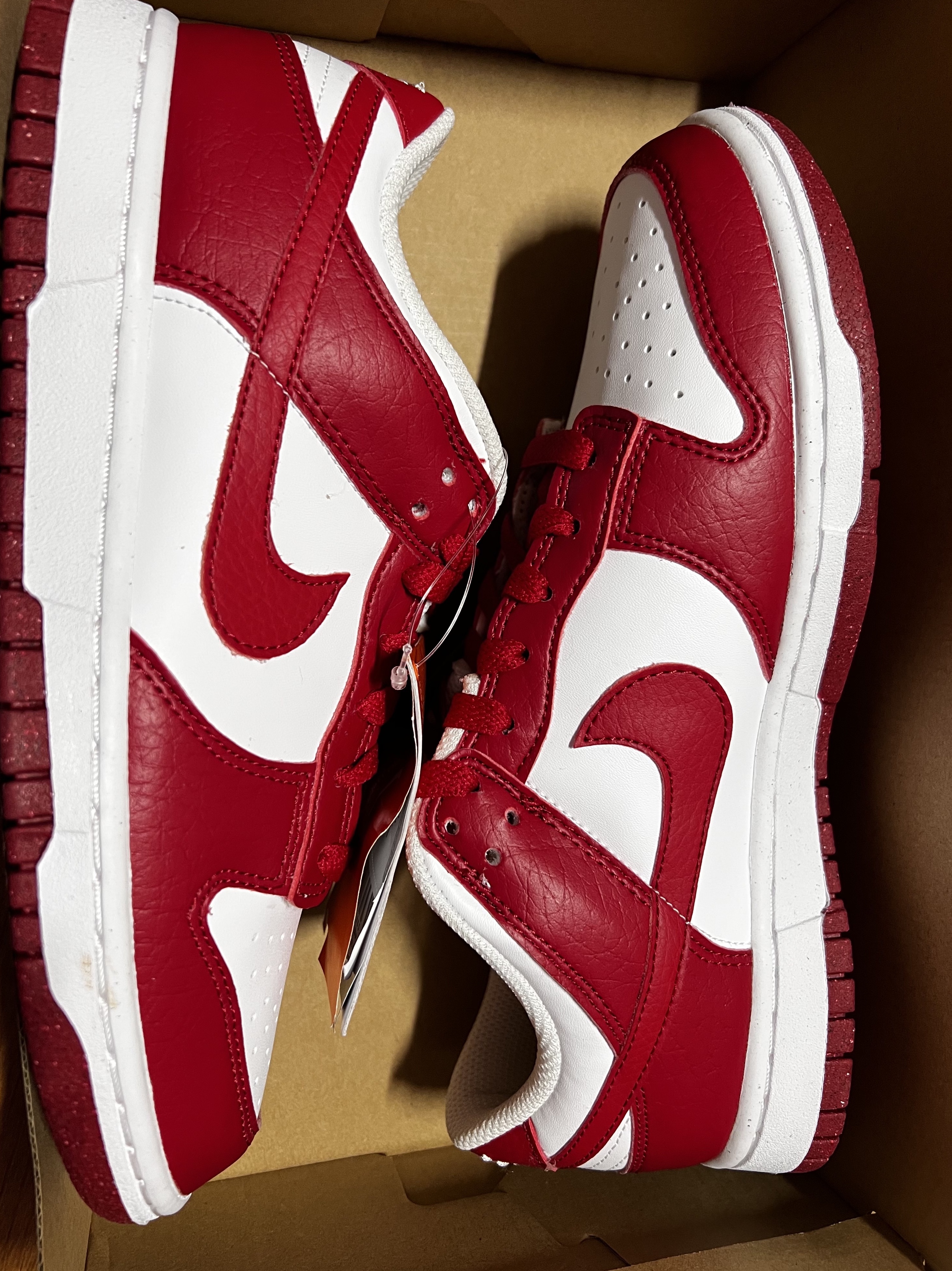 (W) Nike Dunk Low Next Nature Gym Red 착용 스타일