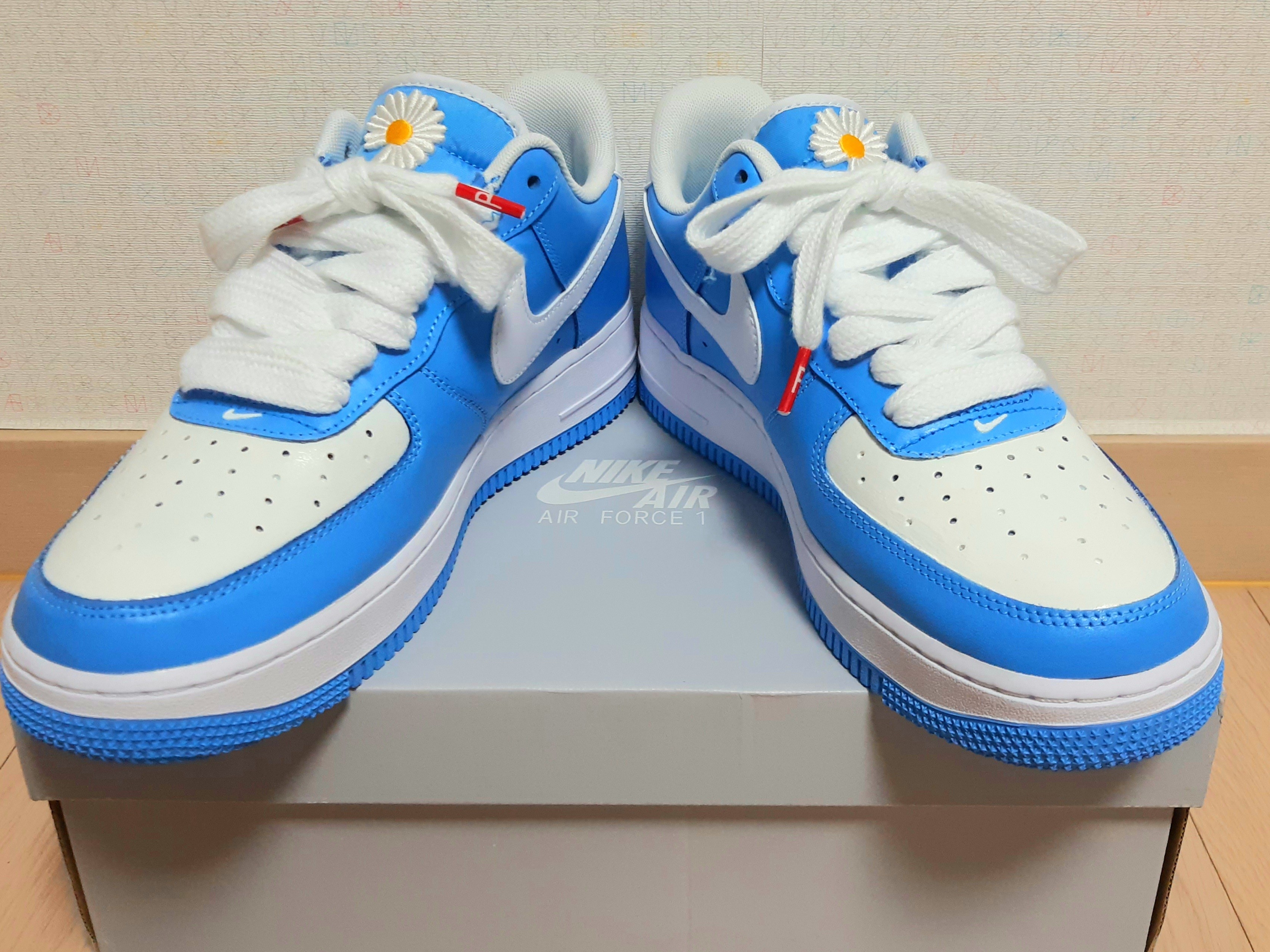 Nike Air Force 1 '07 Low University Blue 착용 스타일 - 5