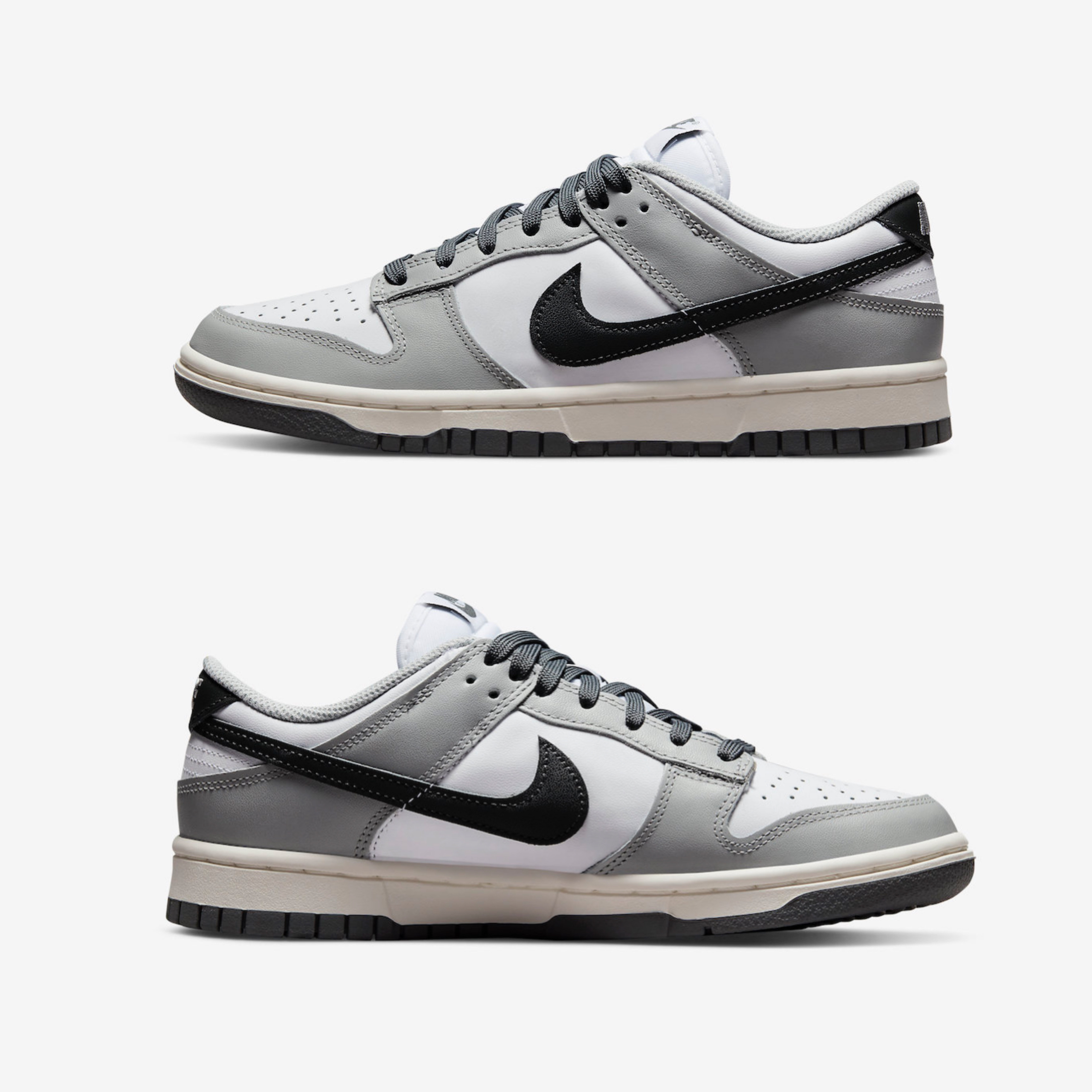(W) Nike Dunk Low Light Smoke Grey 착용 스타일 - 3