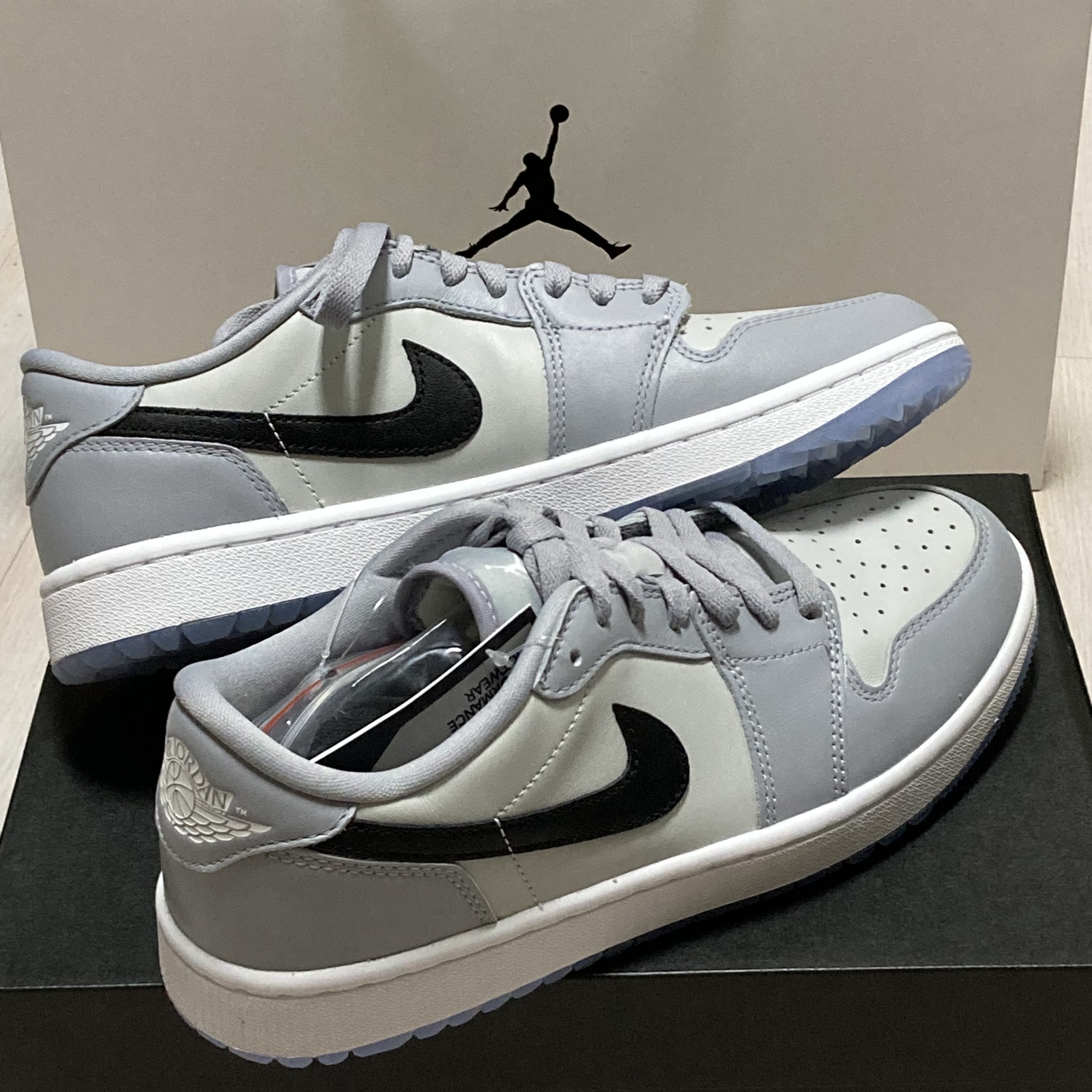 Jordan 1 Low Golf Wolf Grey 착용 스타일