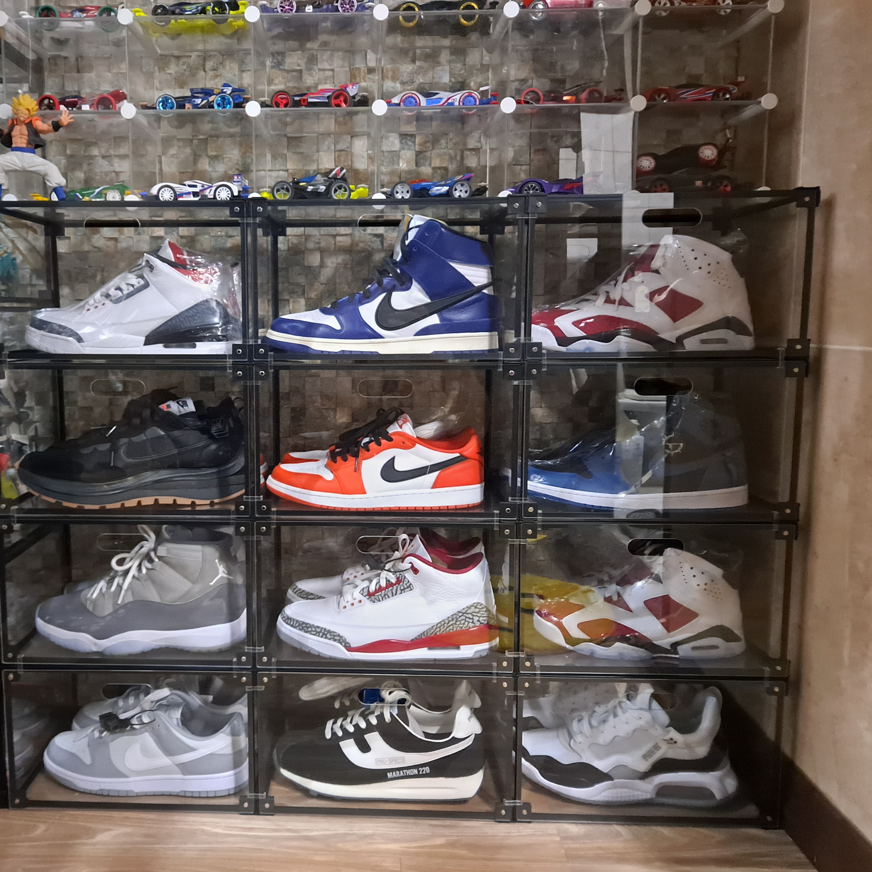 Nike x Ambush Dunk High Deep Royal Blue, Jordan 6 Retro Carmine 2021 착용 스타일