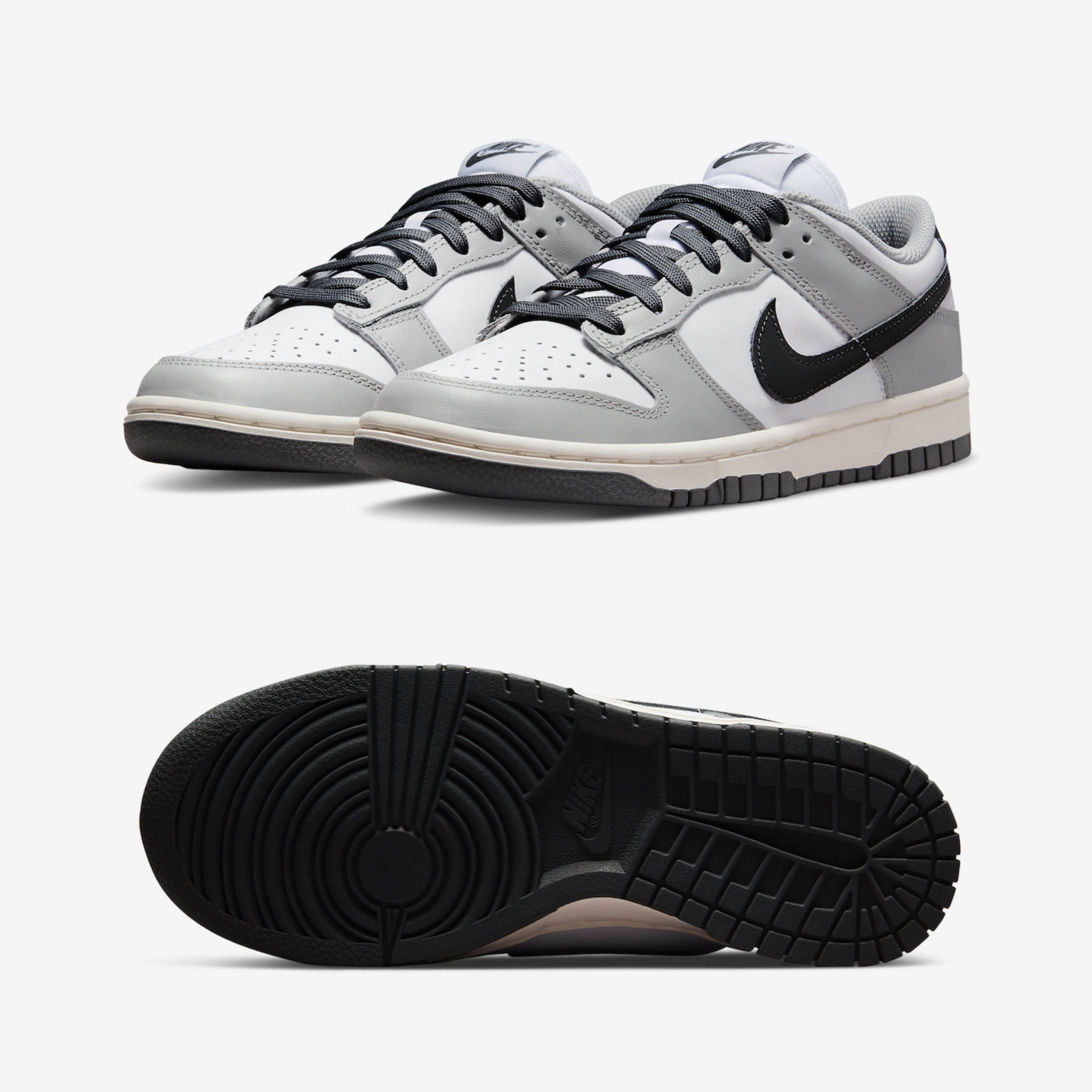 (W) Nike Dunk Low Light Smoke Grey 착용 스타일 - 2