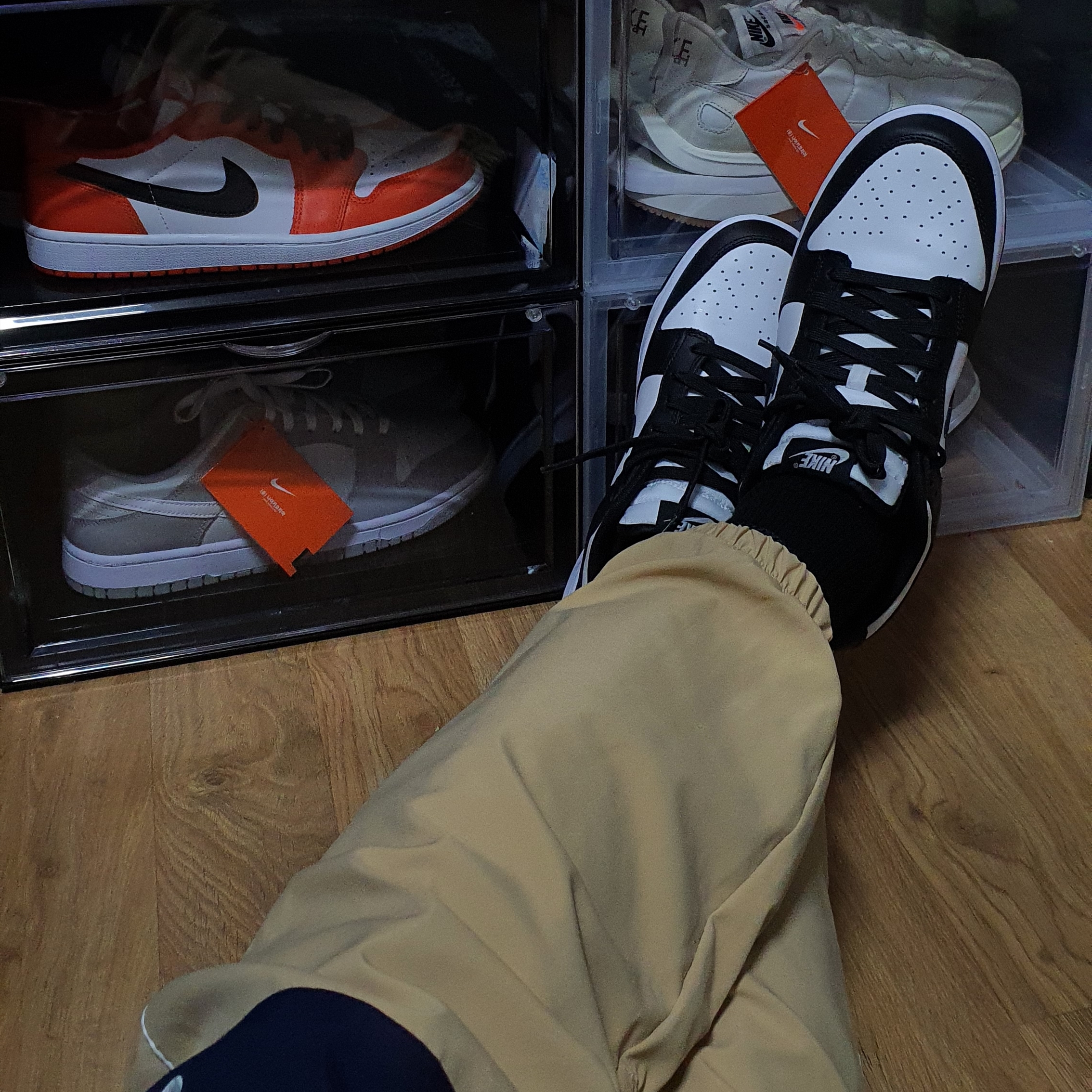 Nike Dunk Low Retro Black 착용 스타일