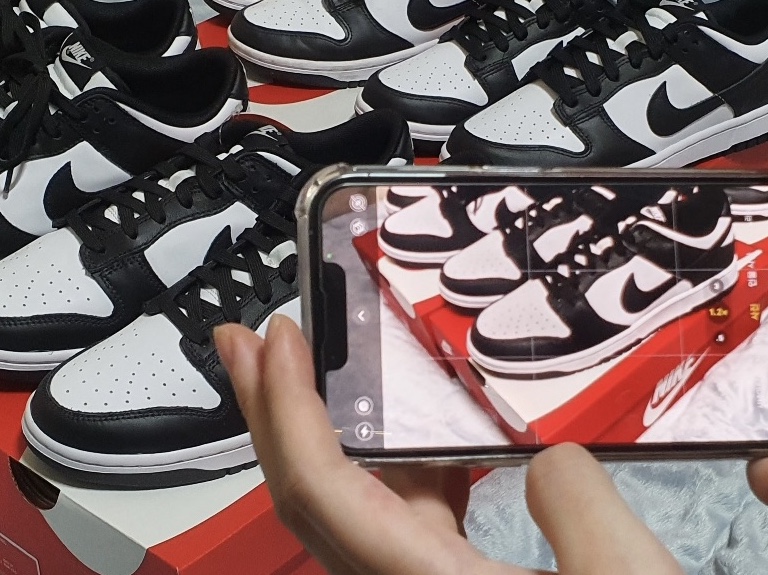 Nike Dunk Low Retro Black, (W) Nike Dunk Low Black 착용 스타일