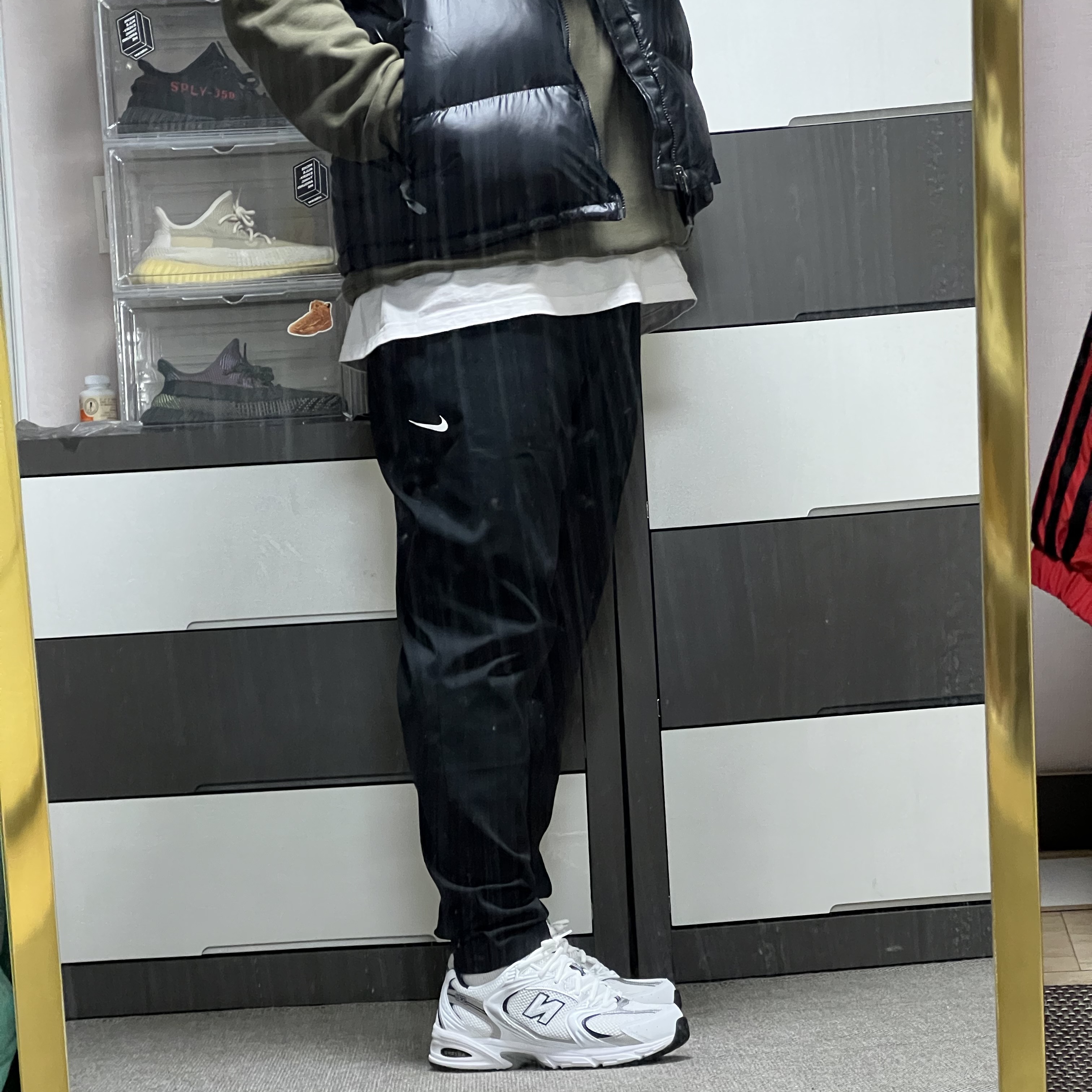 New Balance 530 White 착용 스타일 - 5