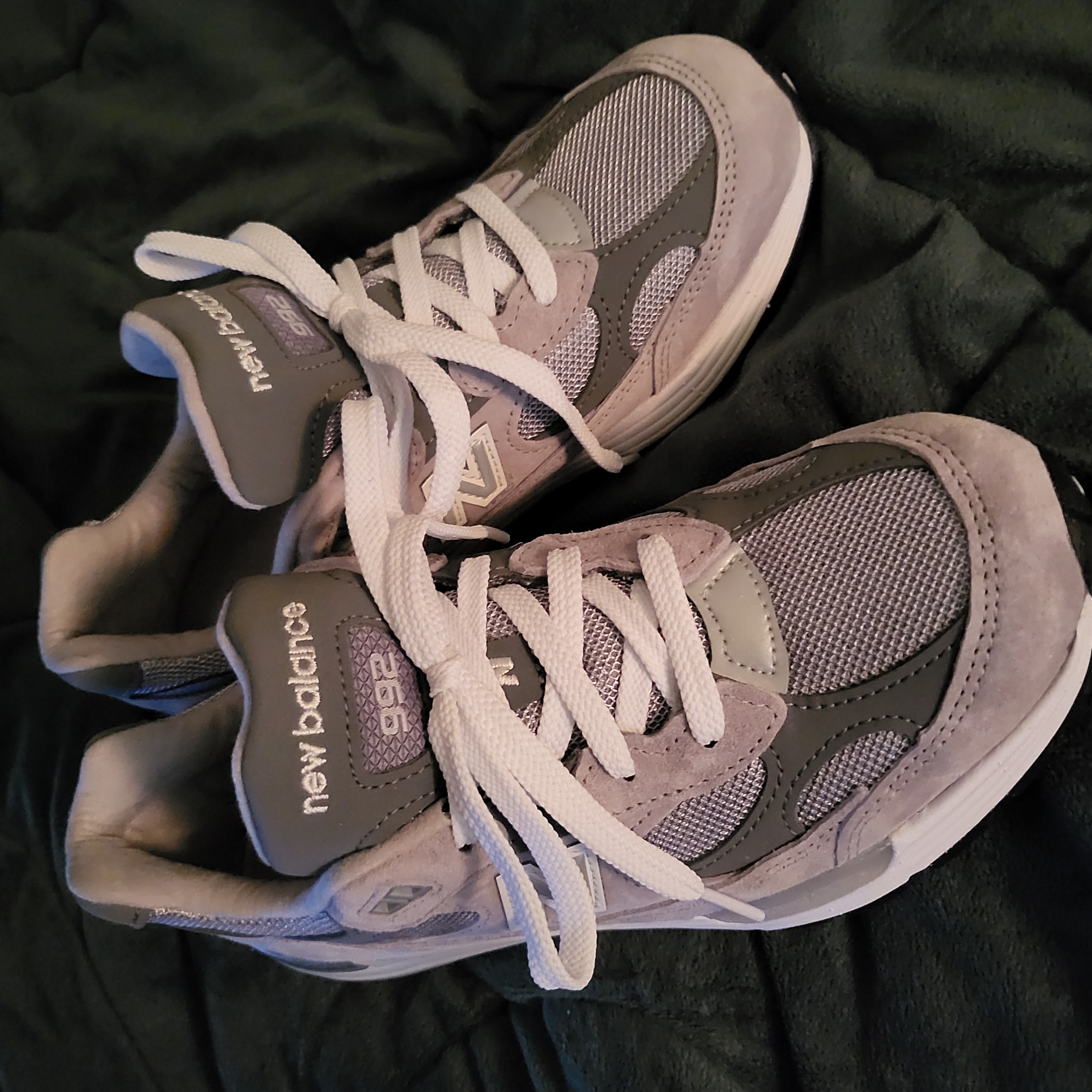 New Balance 992 Made in USA Grey - D Standard 착용 스타일