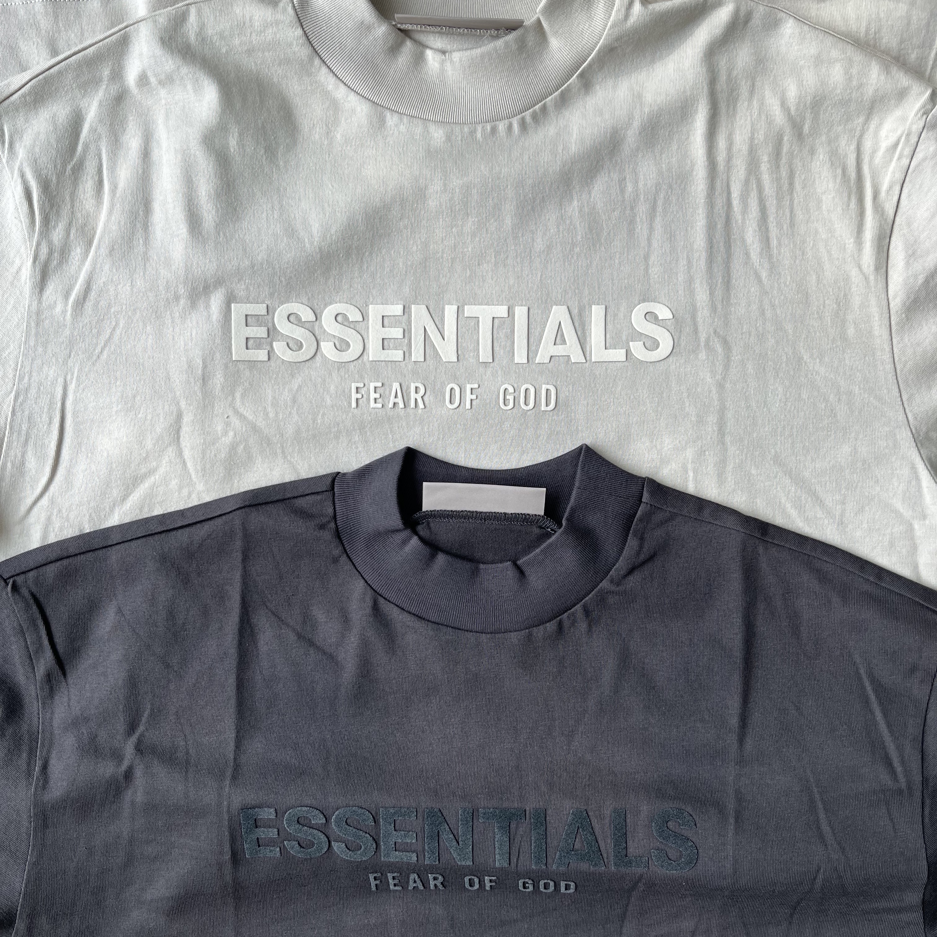 (W) Essentials T-Shirt Dress Wheat - 22SS, (W) Essentials T-Shirt Dress Iron - 22SS 착용 스타일 - 2