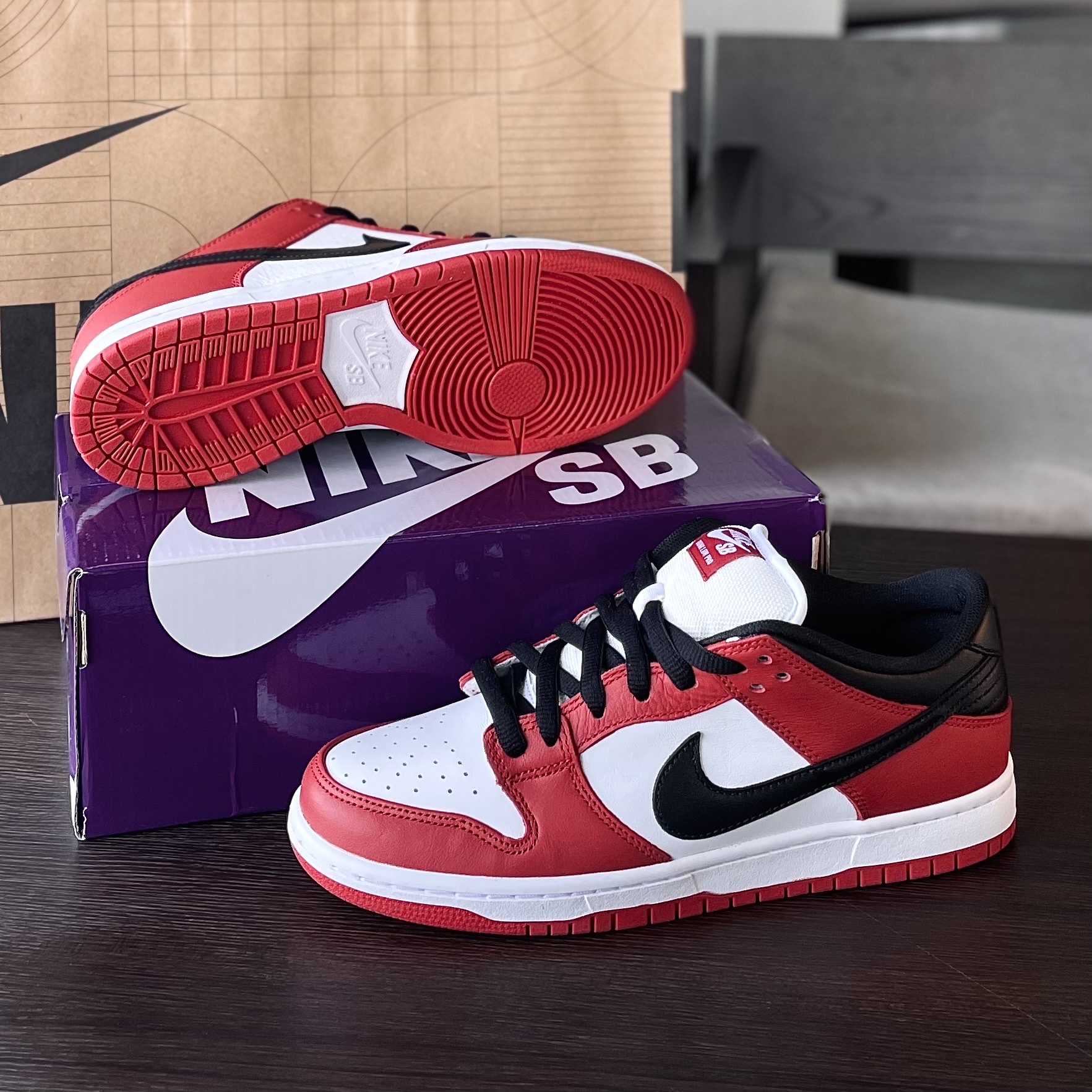 Nike SB Dunk Low Pro Chicago 착용 스타일