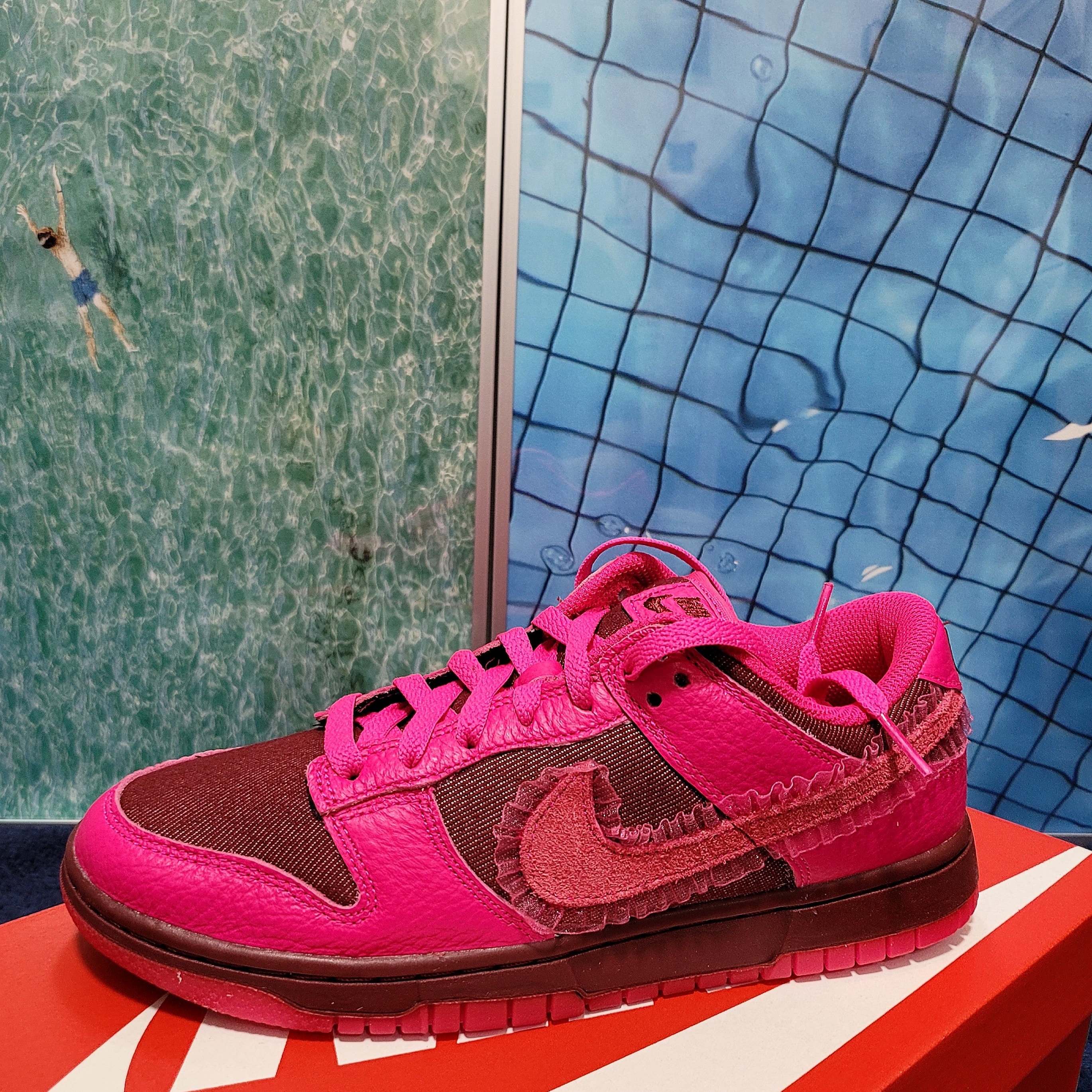 (W) Nike Dunk Low Prime Pink 착용 스타일