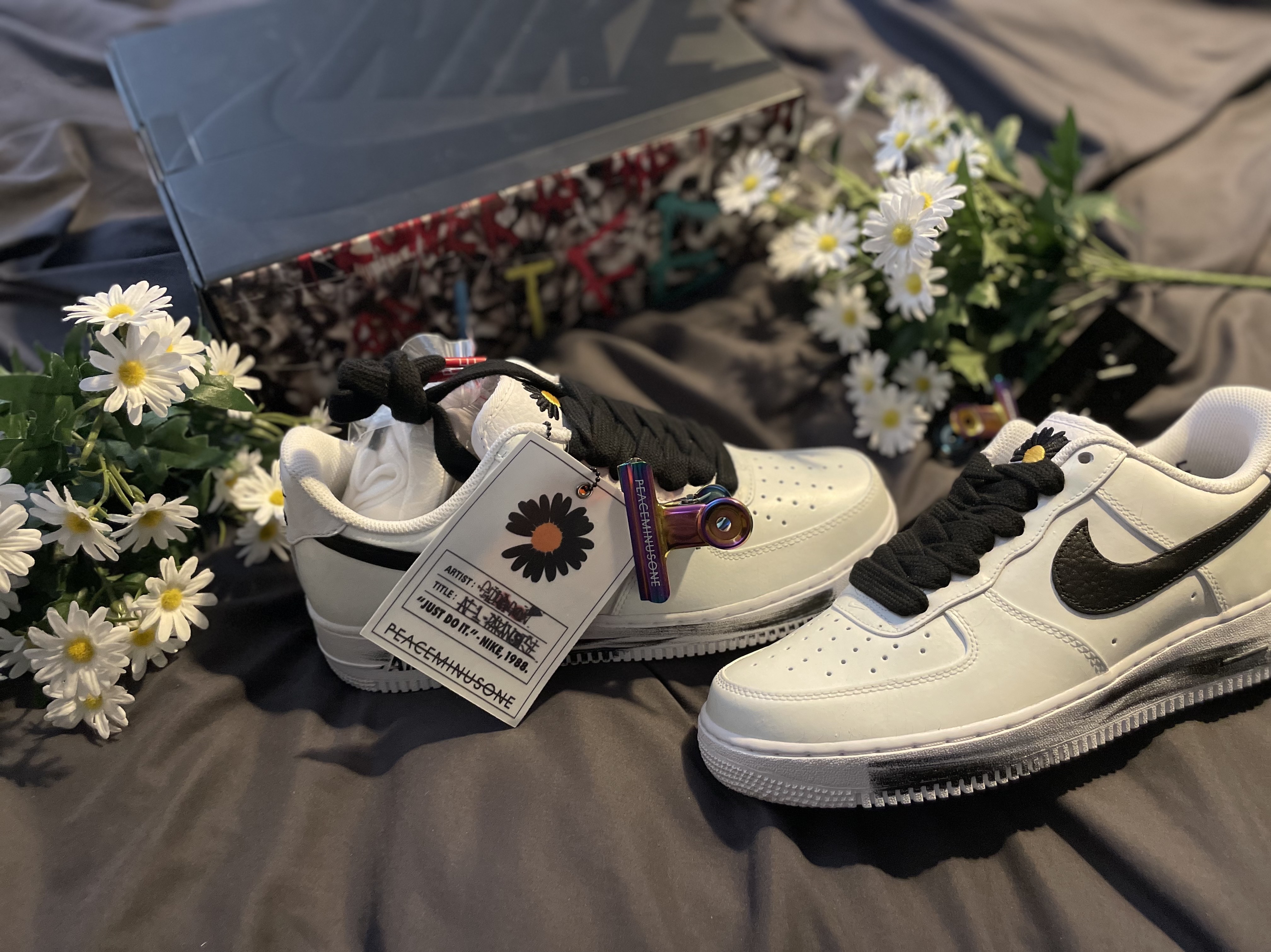 Nike x Peaceminusone Air Force 1 Low Para-Noise 2.0 착용 스타일 - 3
