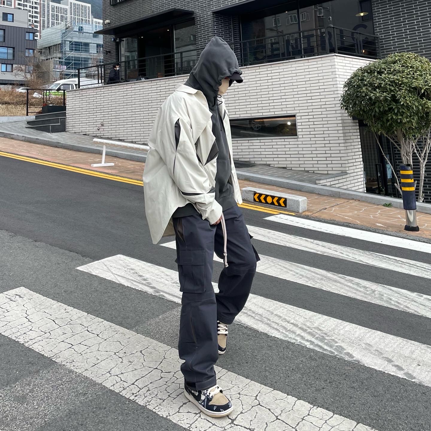 Nike x Travis Scott SB Dunk Low 착용 스타일
