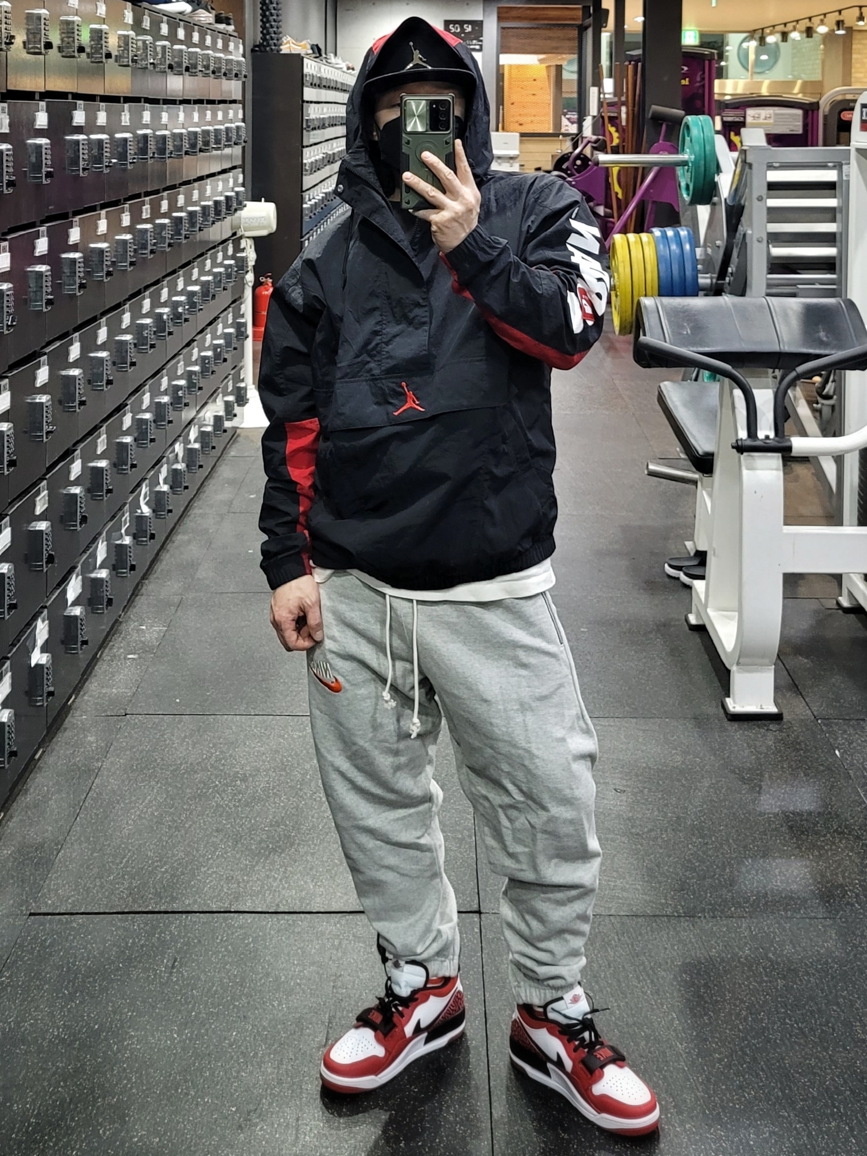Jordan Legacy 312 Low Chicago 2022 착용 스타일 - 1