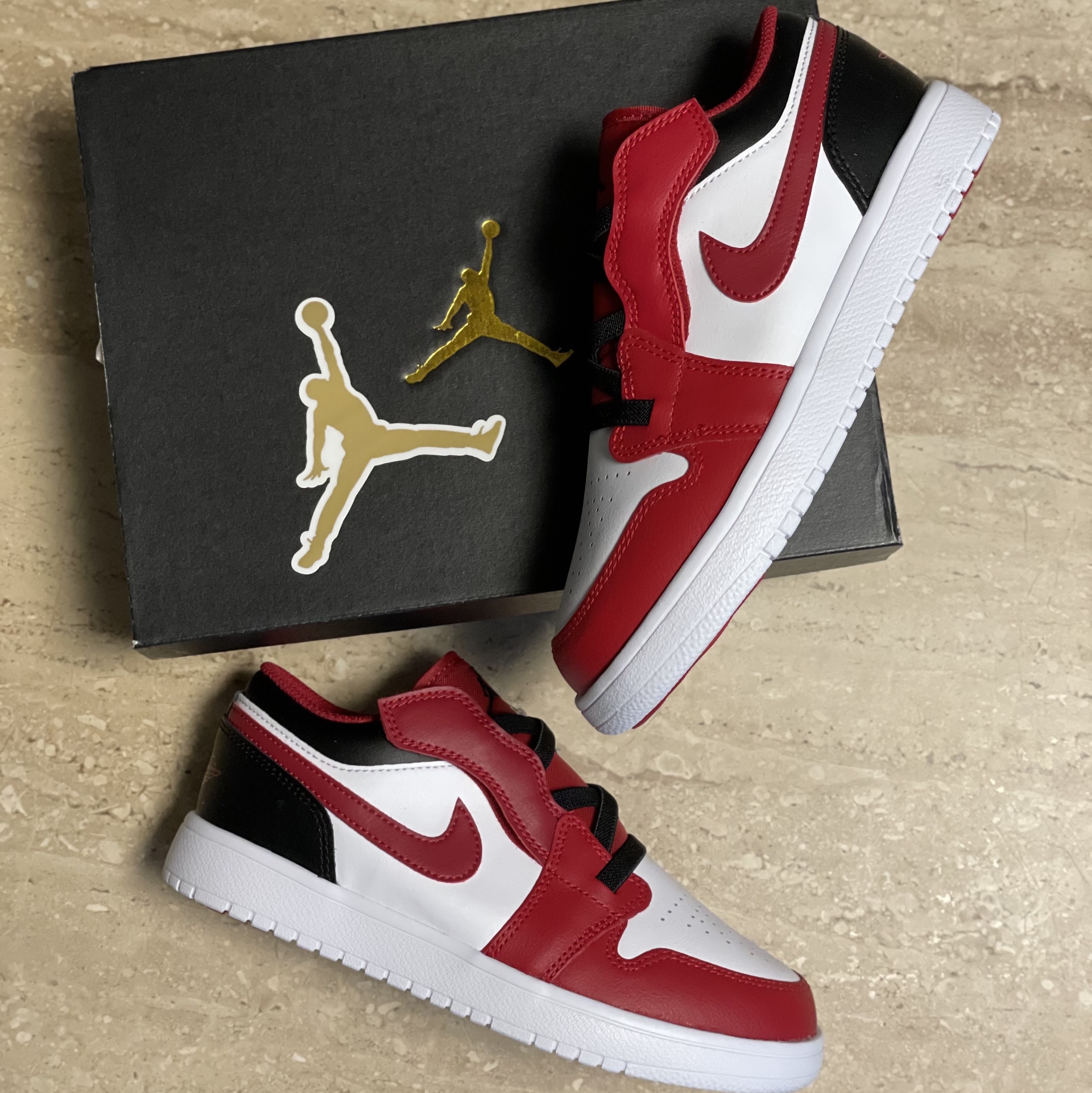 (PS) Jordan 1 Low Alt White Gym Red Black 착용 스타일