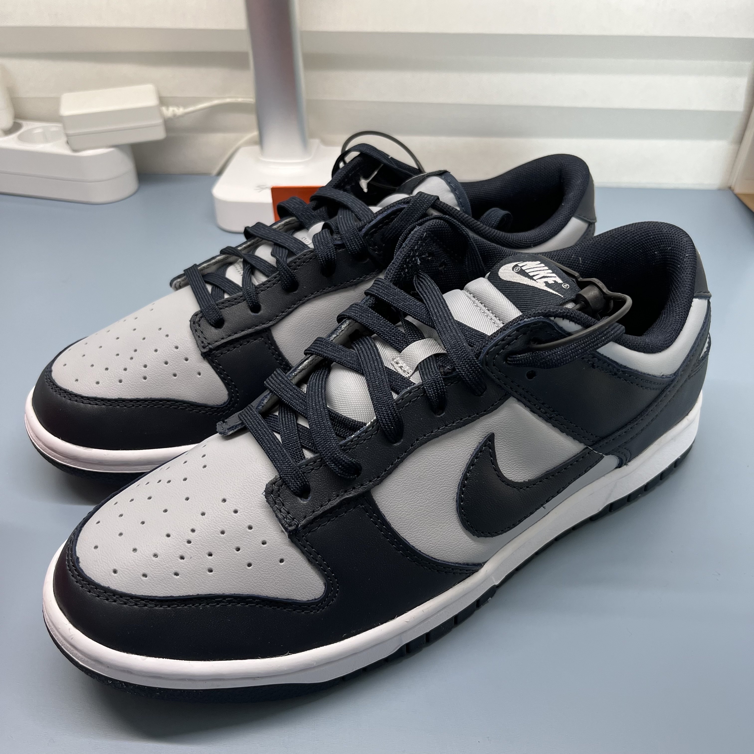 Nike Dunk Low Retro Championship Grey 착용 스타일 - 2