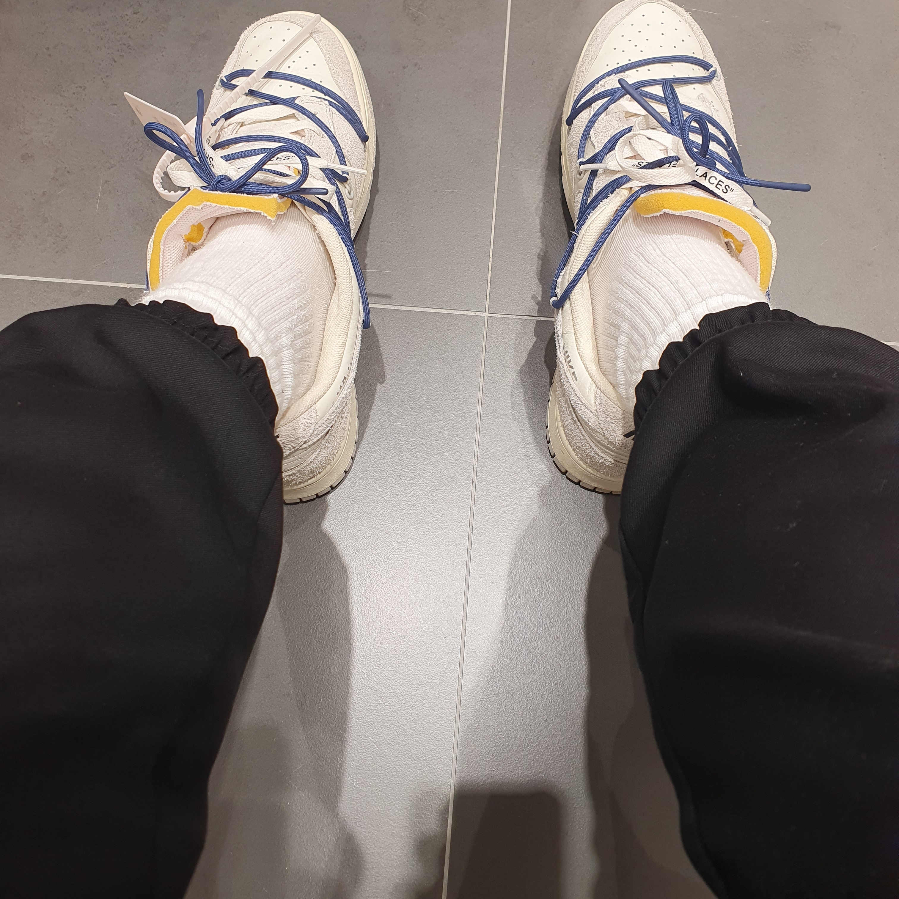 Nike x Off-White Dunk Low The 50 - Lot 18 착용 스타일