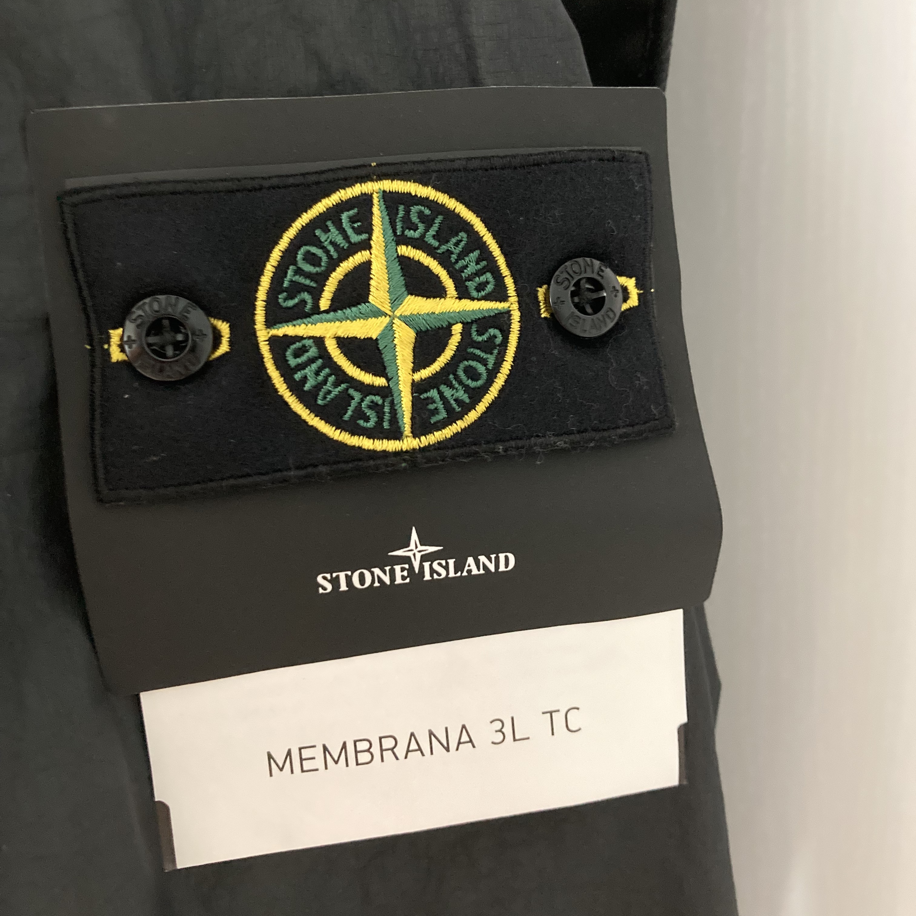 Stone Island 40523 Membrana 3L TC Jacket Black - 21SS 착용 스타일 - 2