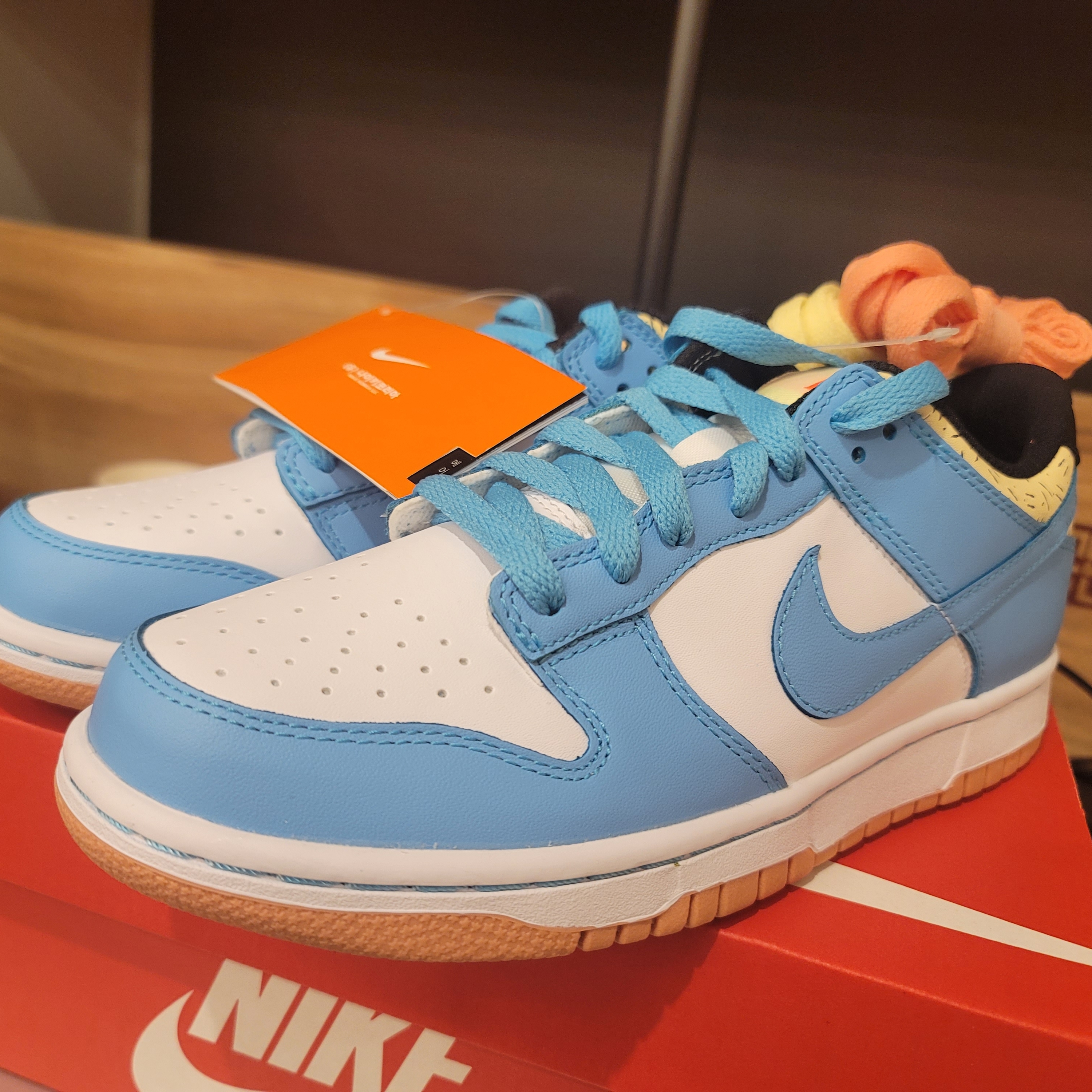 (GS) Nike x Kyrie Dunk Low SE Baltic Blue 착용 스타일