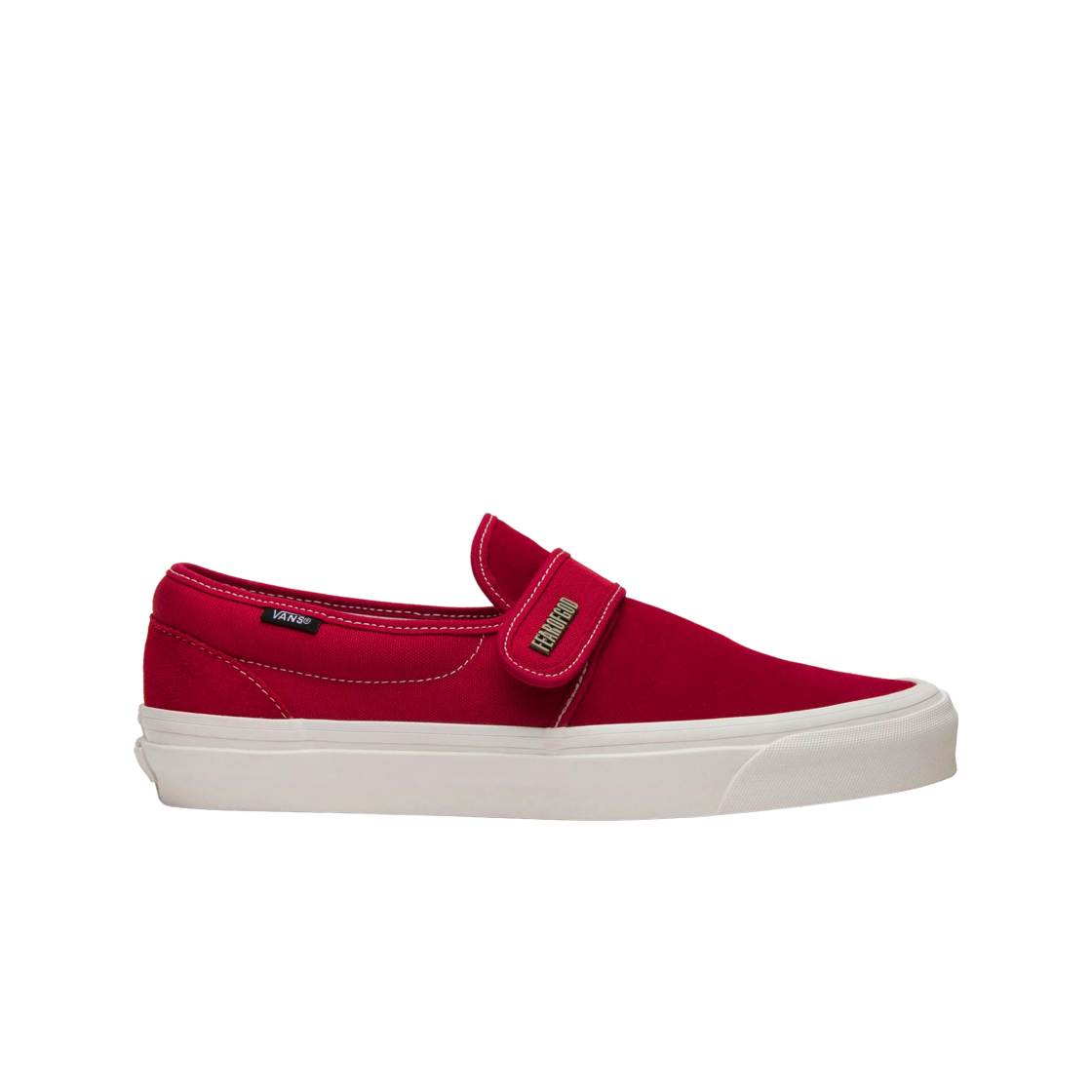 VN0A3J9FPQT Vans x Fear of God Slip-On 47 V DX Red Suede