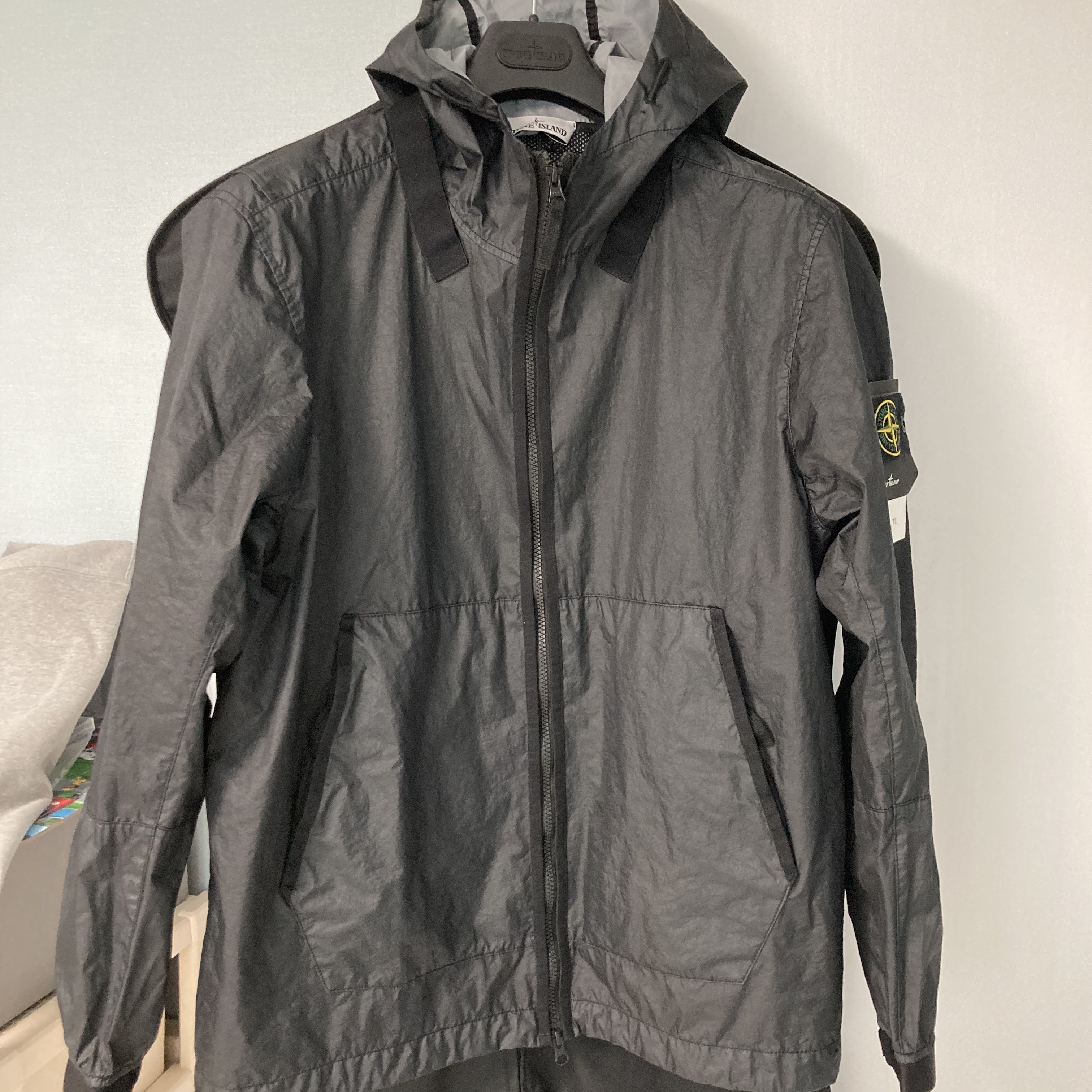 Stone Island 40523 Membrana 3L TC Jacket Black - 21SS 착용 스타일 - 1