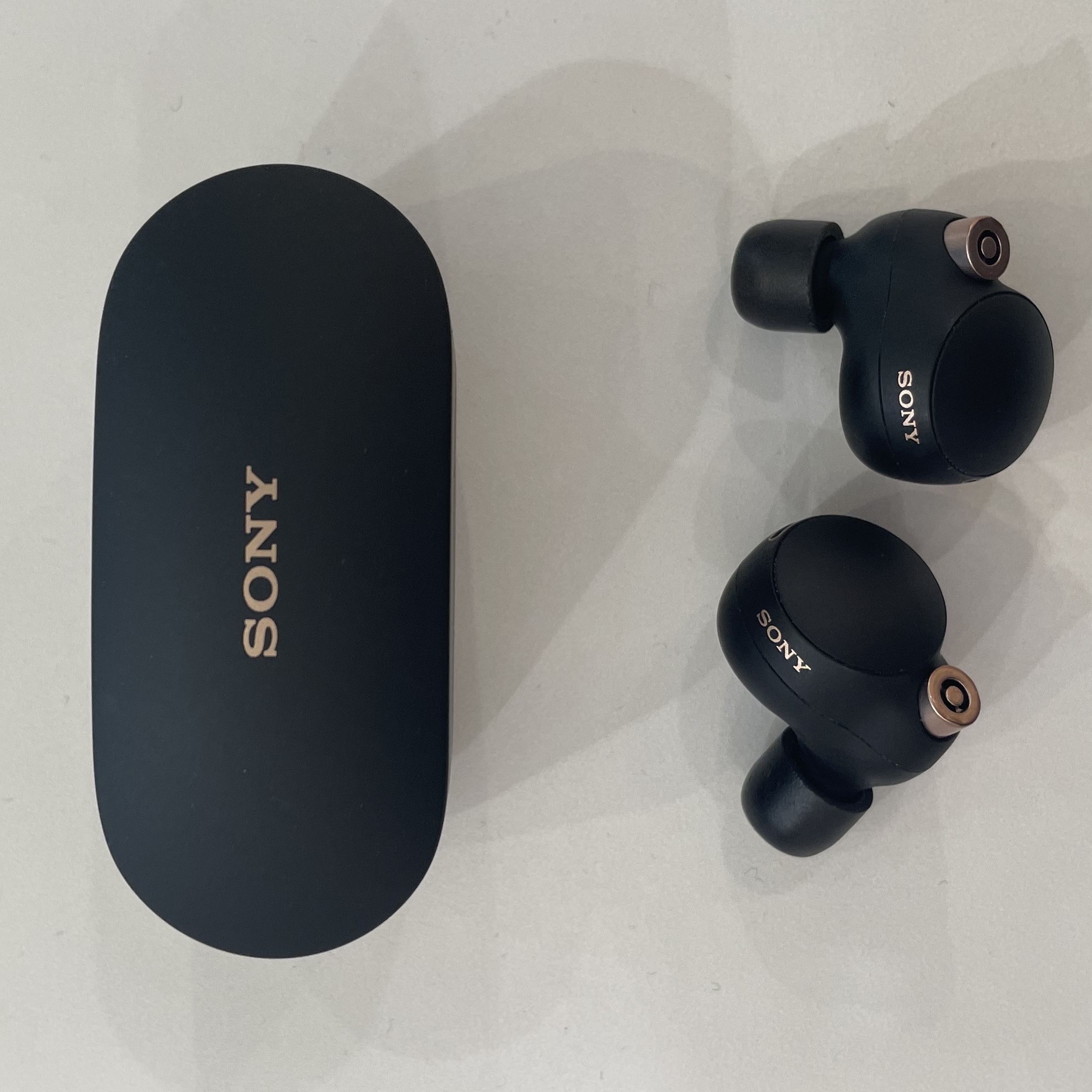 Sony WF-1000XM4 Black (Korean Ver.), Sony WF-1000XM4 Platinum Silver (Korean Ver.) 착용 스타일