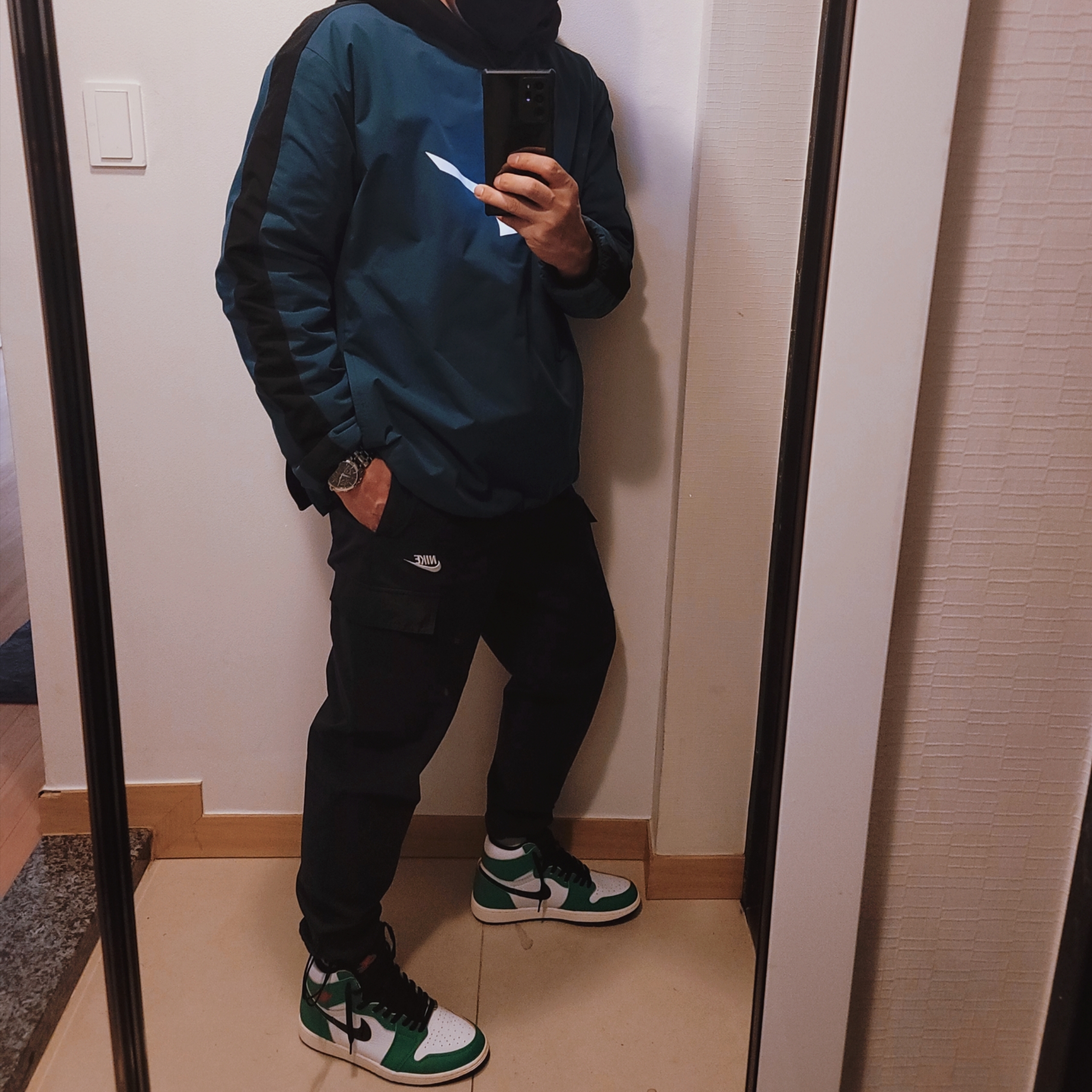 (W) Jordan 1 Retro High OG Lucky Green 착용 스타일