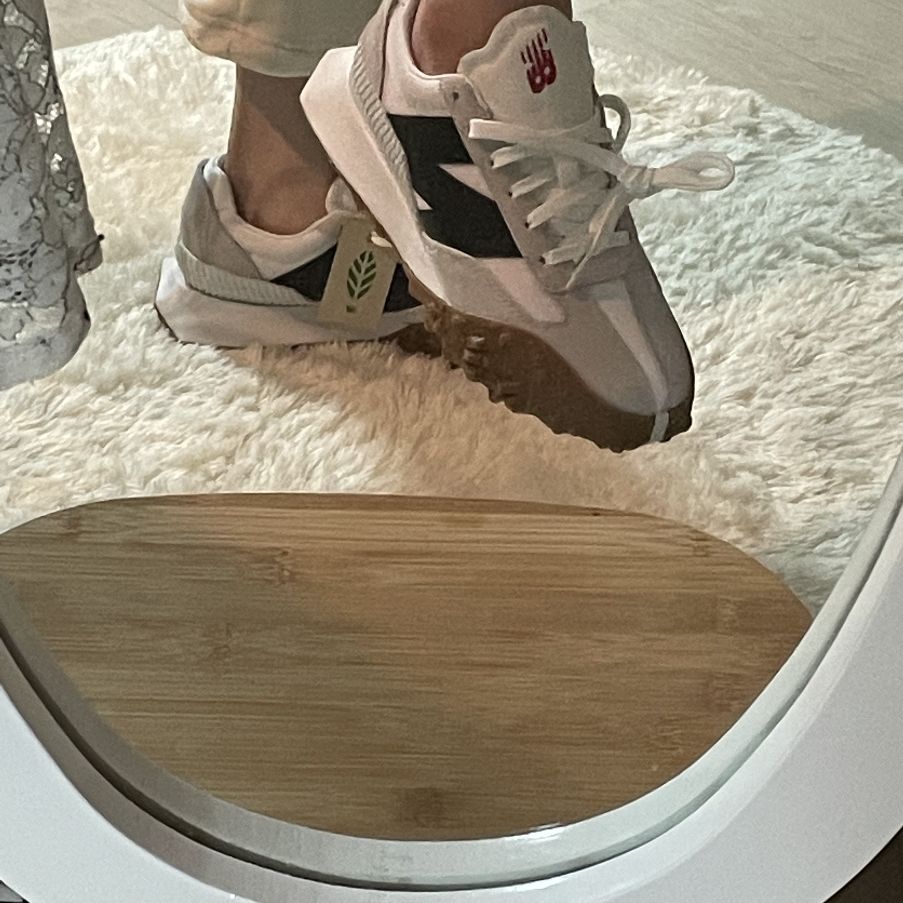 New Balance XC-72 White Black 착용 스타일 - 1