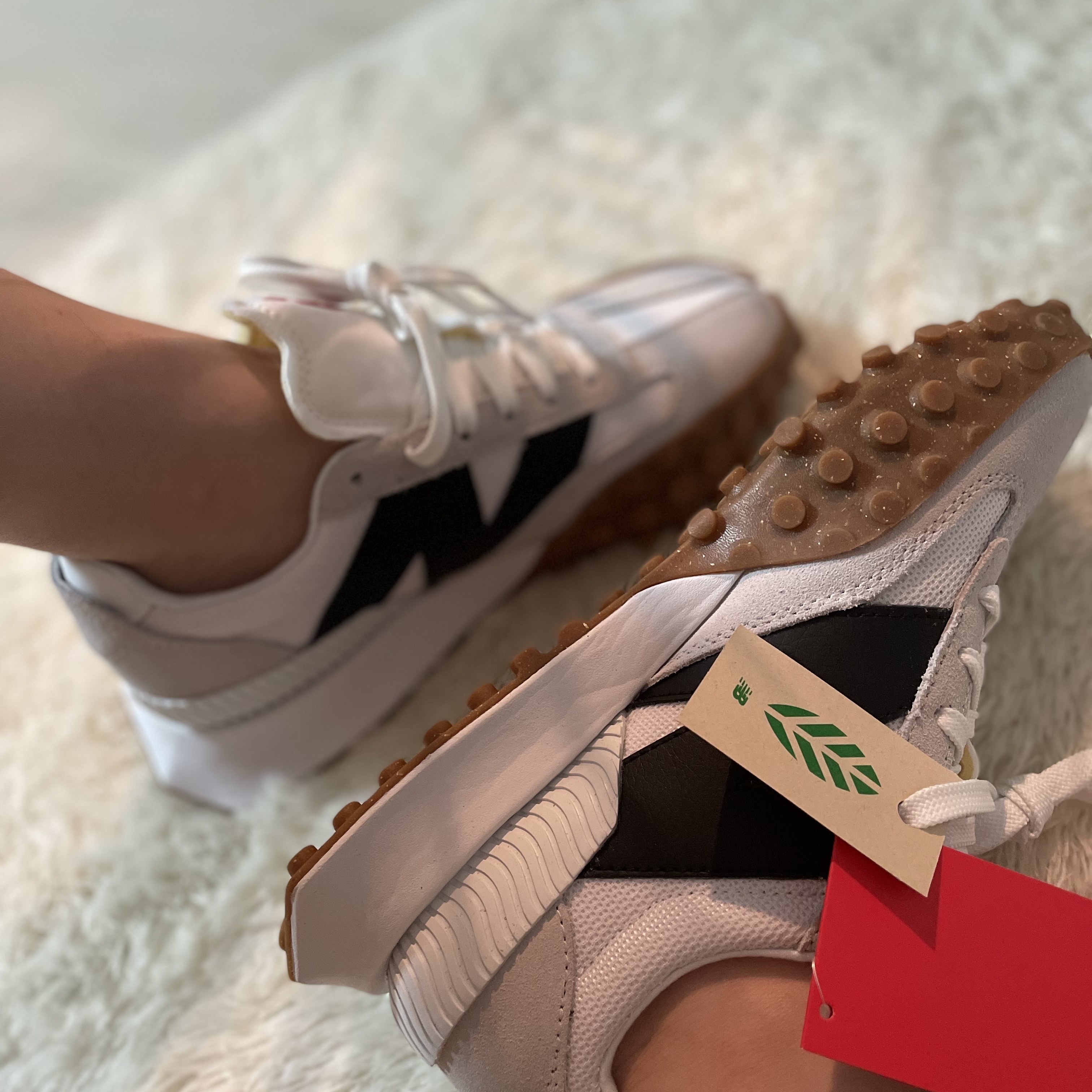 New Balance XC-72 White Black 착용 스타일 - 2