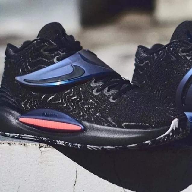 Nike KD 14 Seasonal EP Black Laser Crimson 착용 스타일 - 4