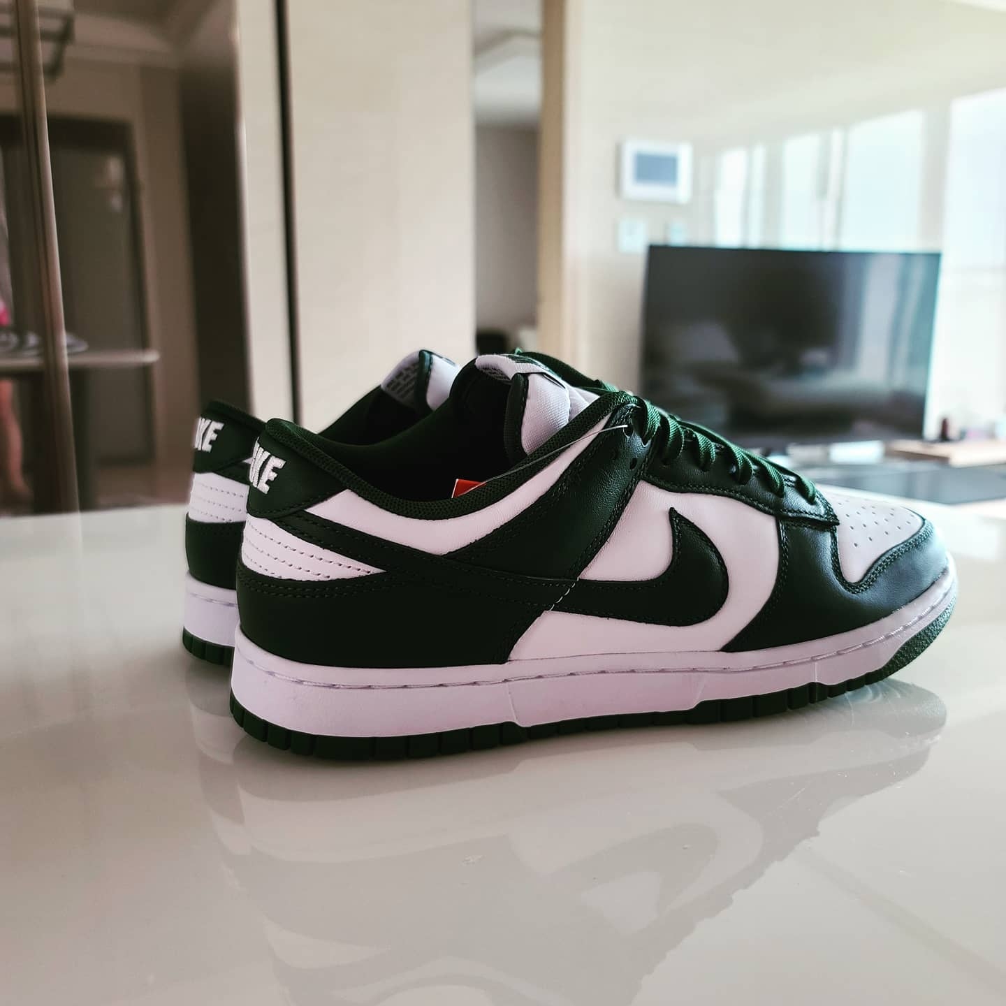 Nike Dunk Low Retro Varsity Green 착용 스타일 - 4